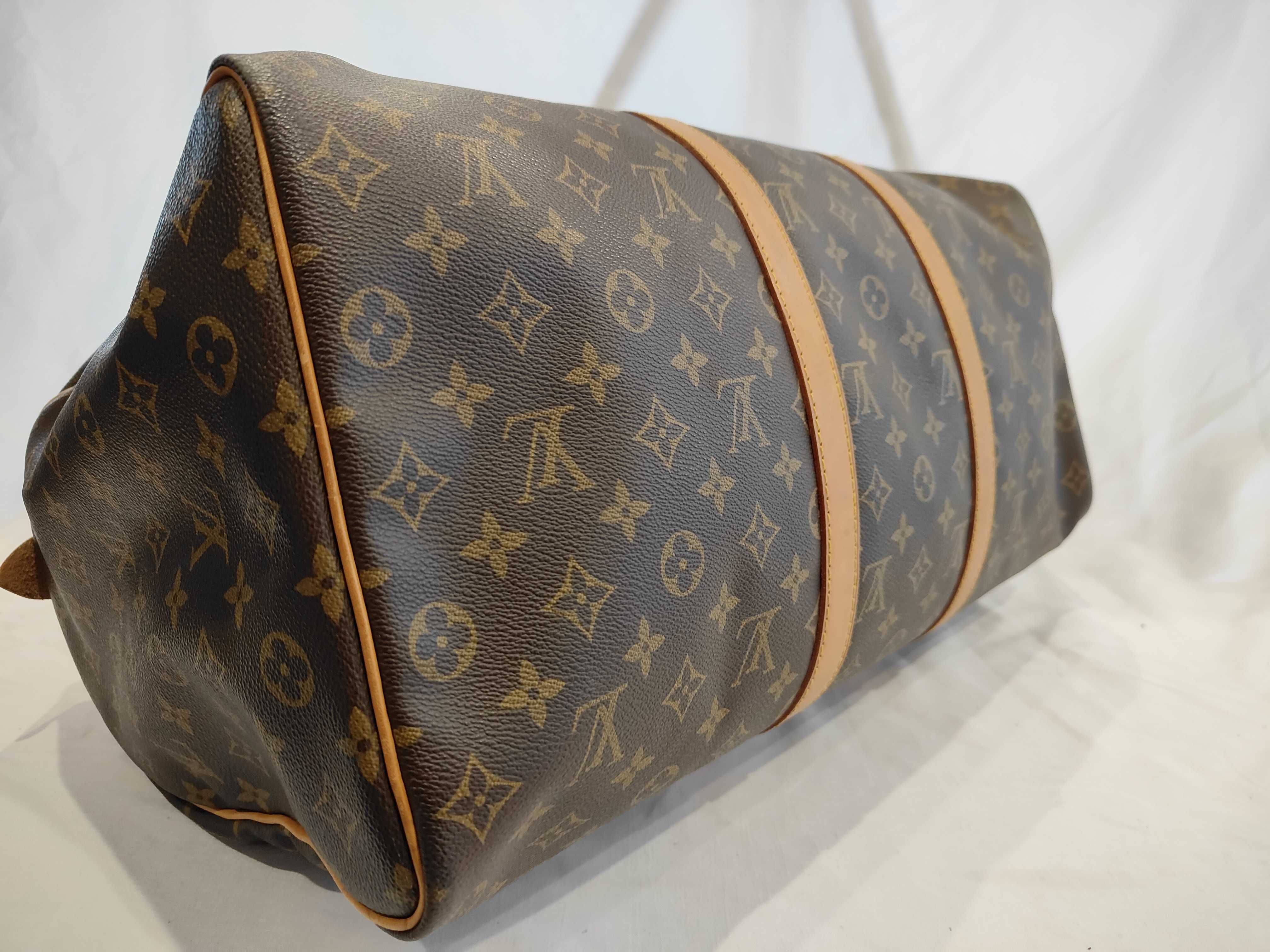 Monogram Louis Vuitton Keepall 50 Monogram Boston Bag — view 4