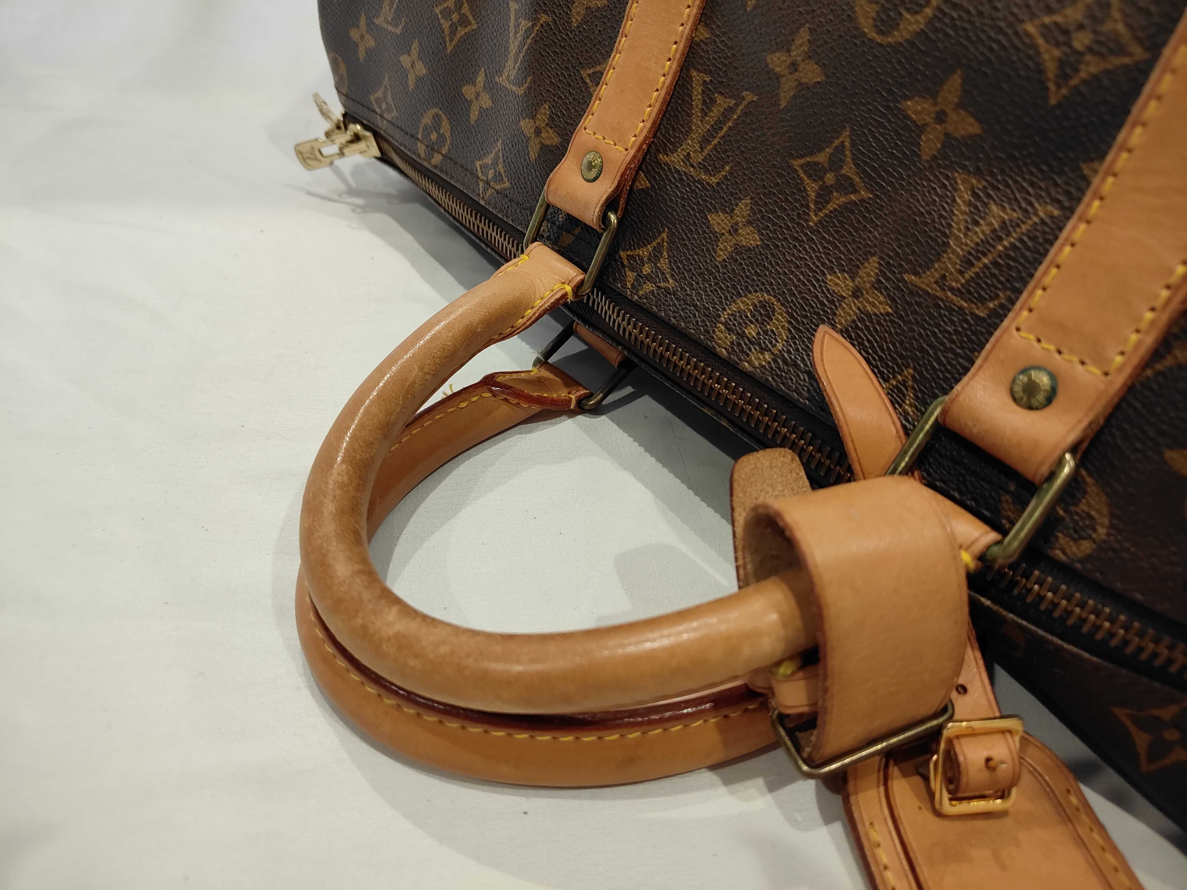 Monogram Louis Vuitton Keepall 50 Monogram Boston Bag — view 6