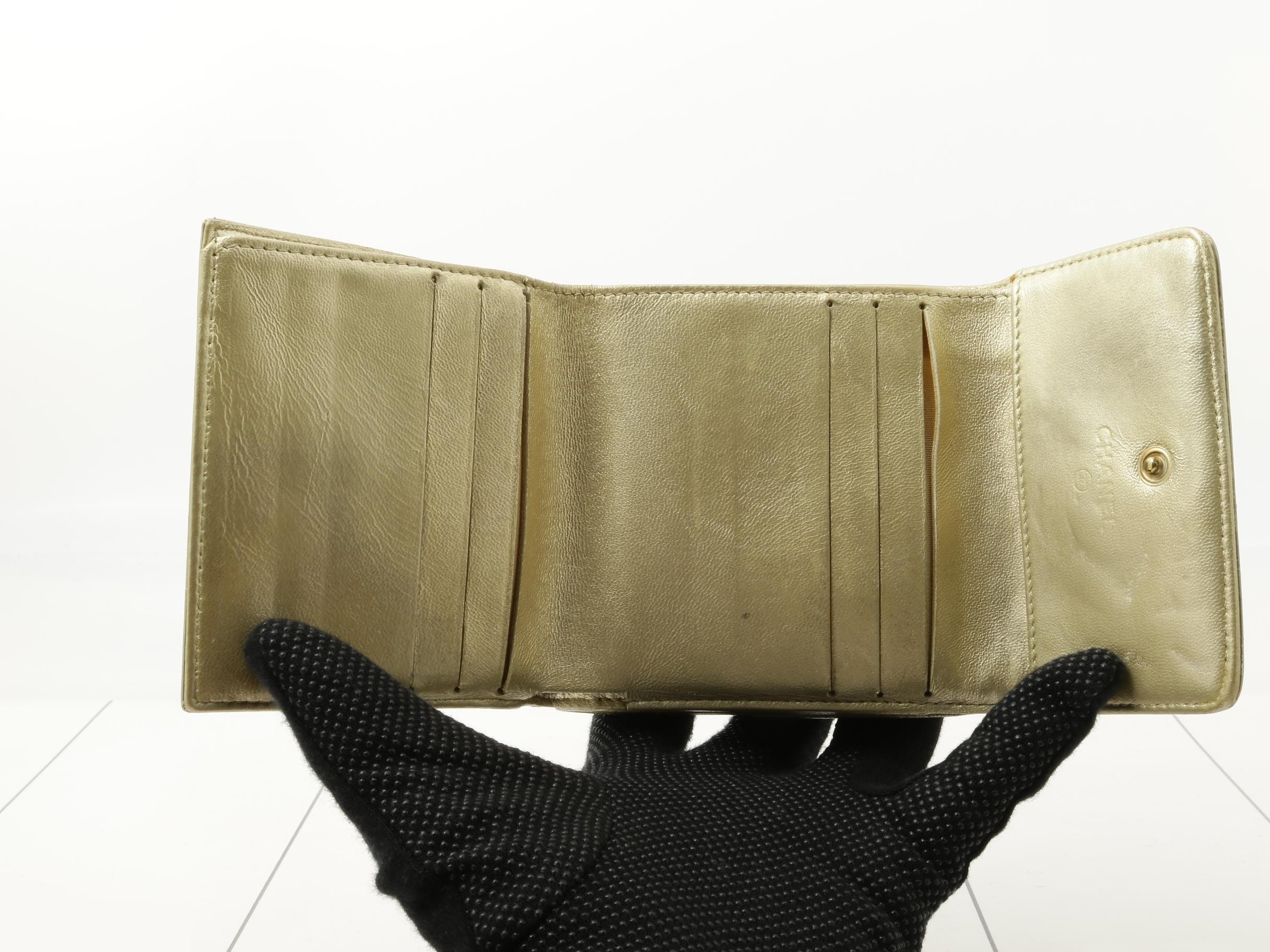 Icon Series Tri-fold Wallet, Enamel — view 4