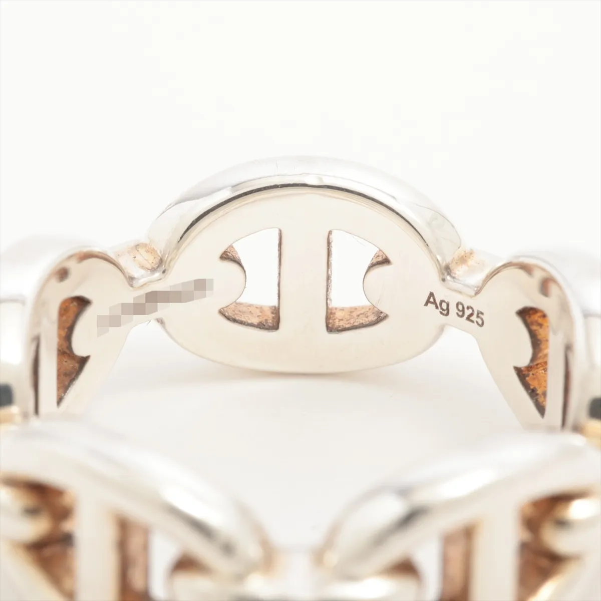 Chaine d'Ancle Enchene 2023 Ring 49 925 5.1g Silver Dent — view 5