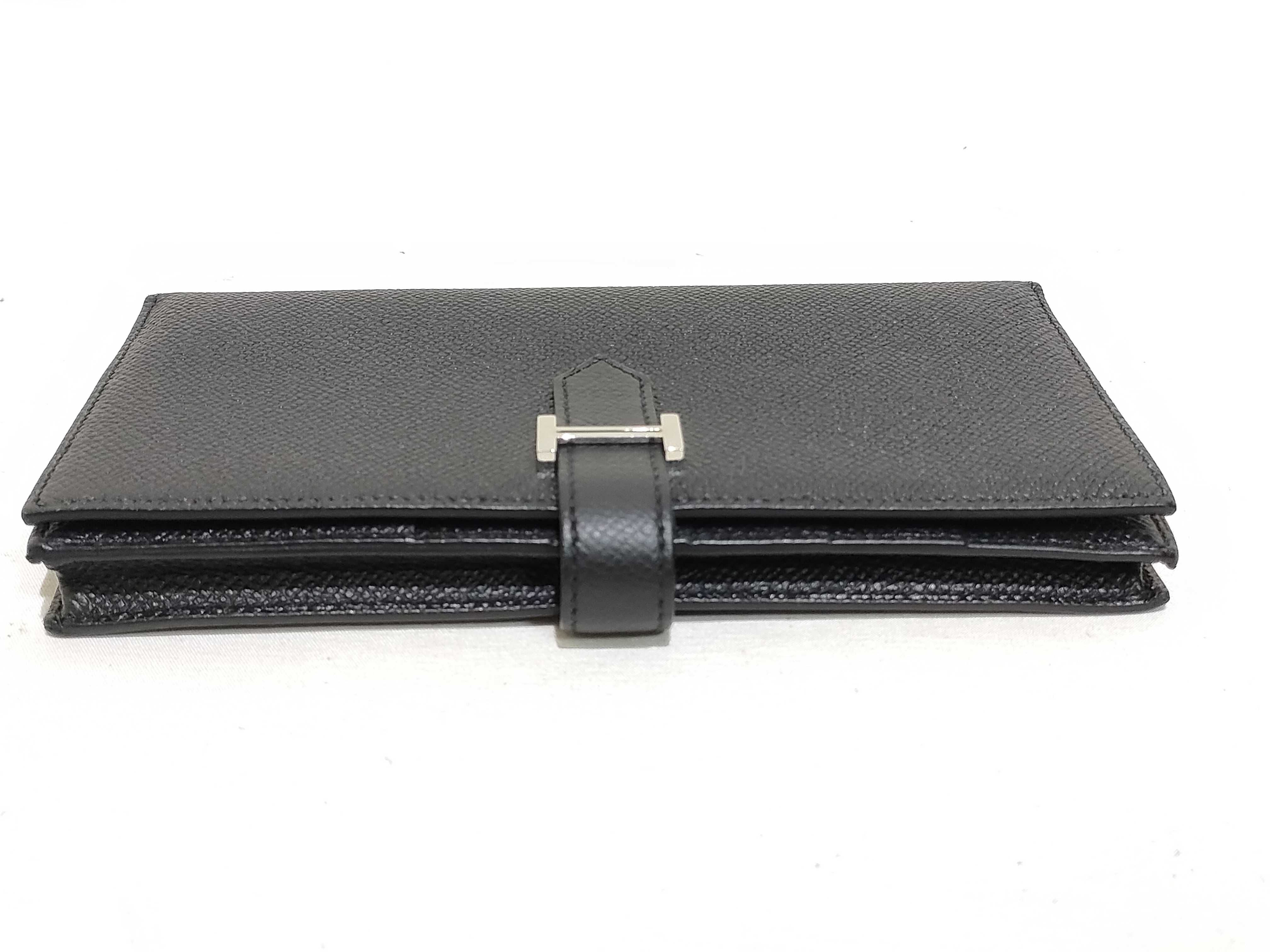 Bearn Soufflé Veau Epsom Black Wallet — view 6