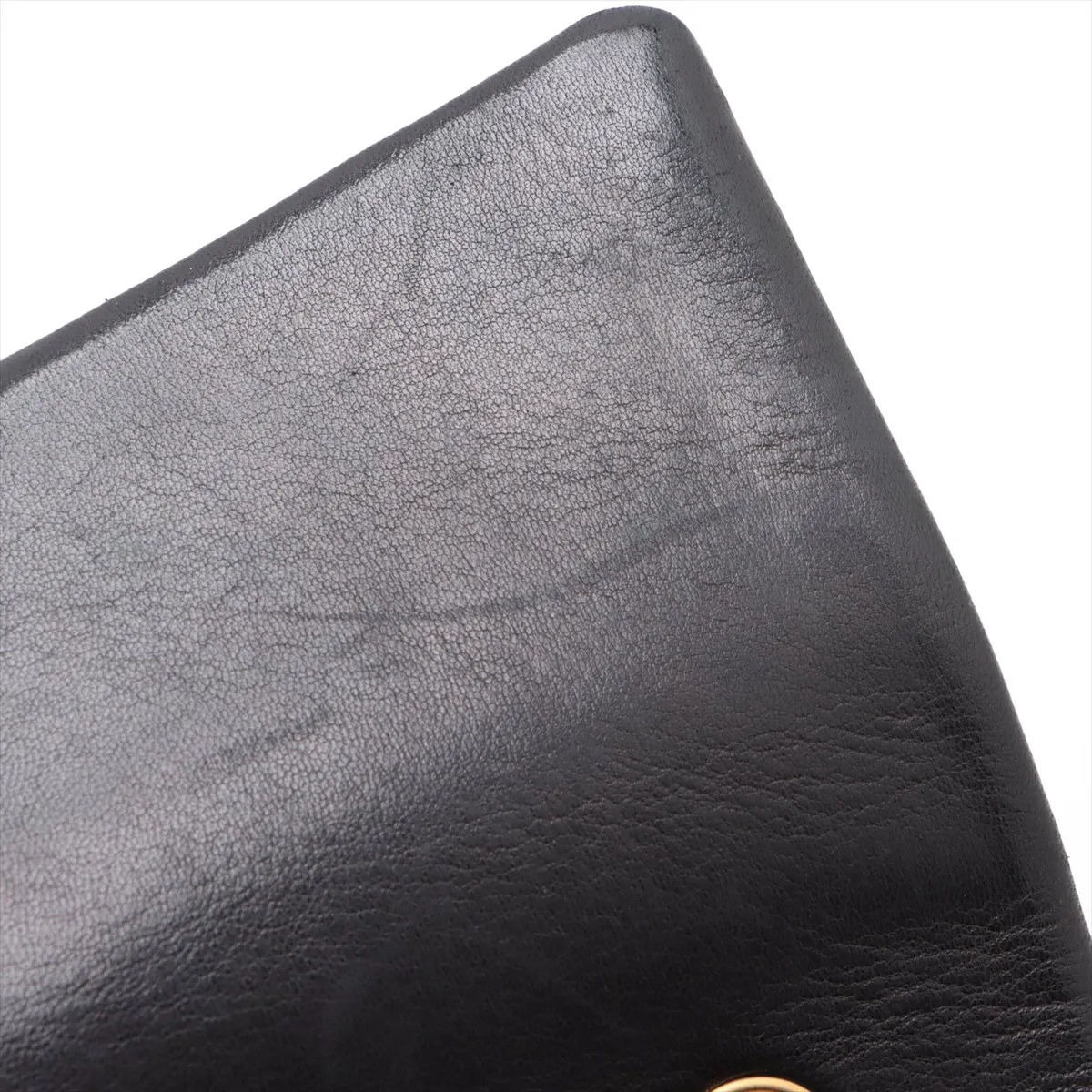 Matelasse Lambskin Double Flap Double Chain Bag Black Gold Hardware 1050111 No. 1 — view 15