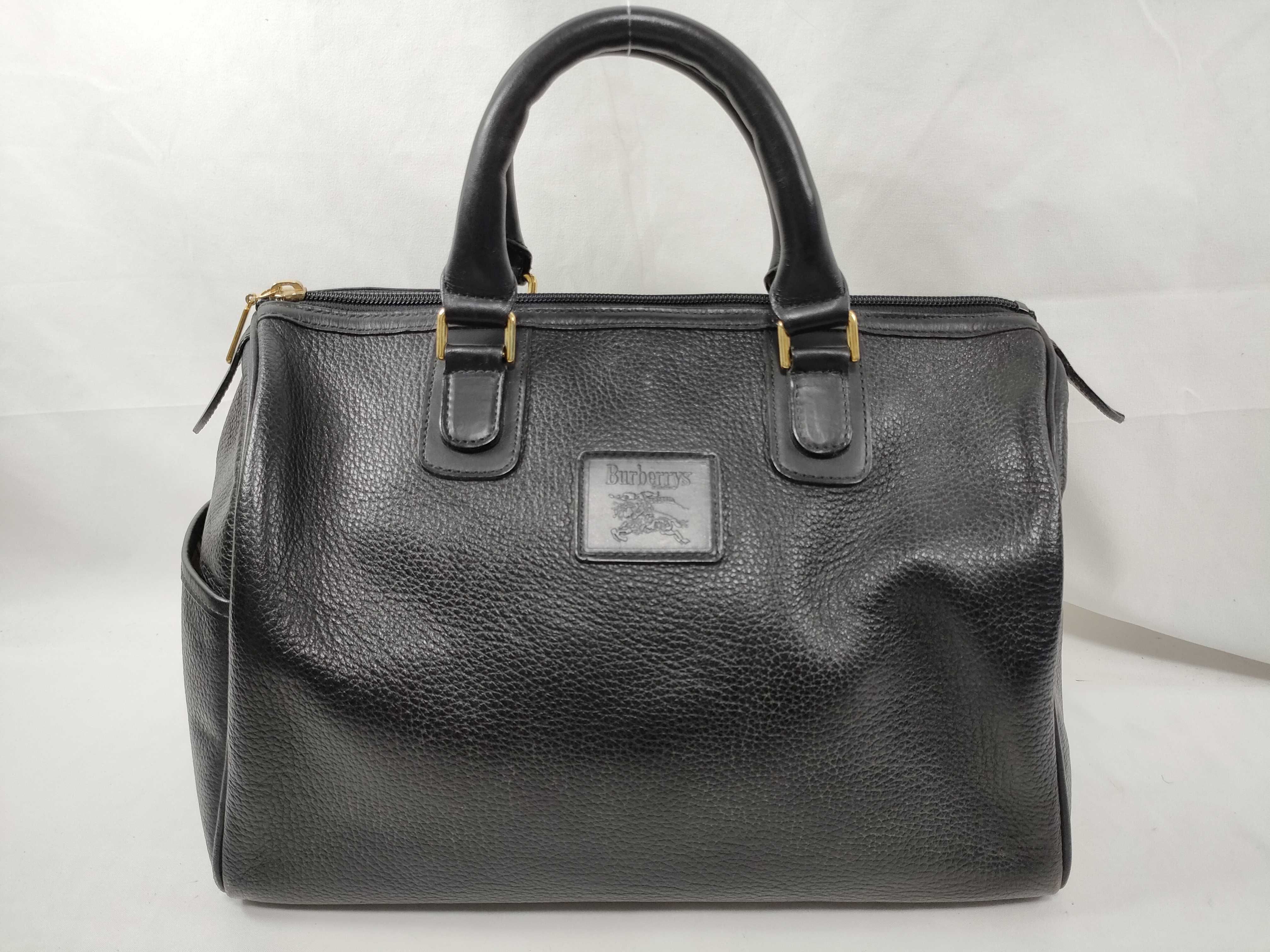 Black Leather Handbag