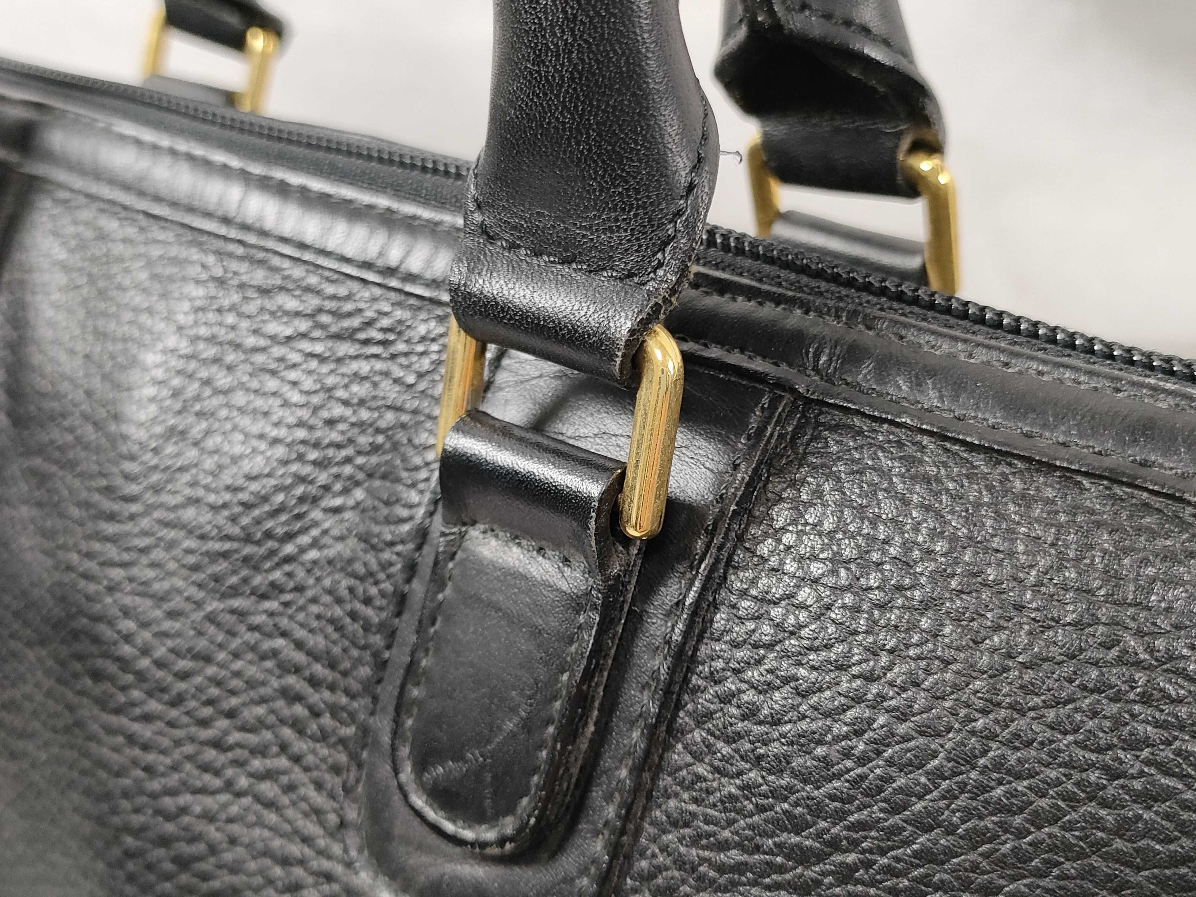 Black Leather Handbag — view 4