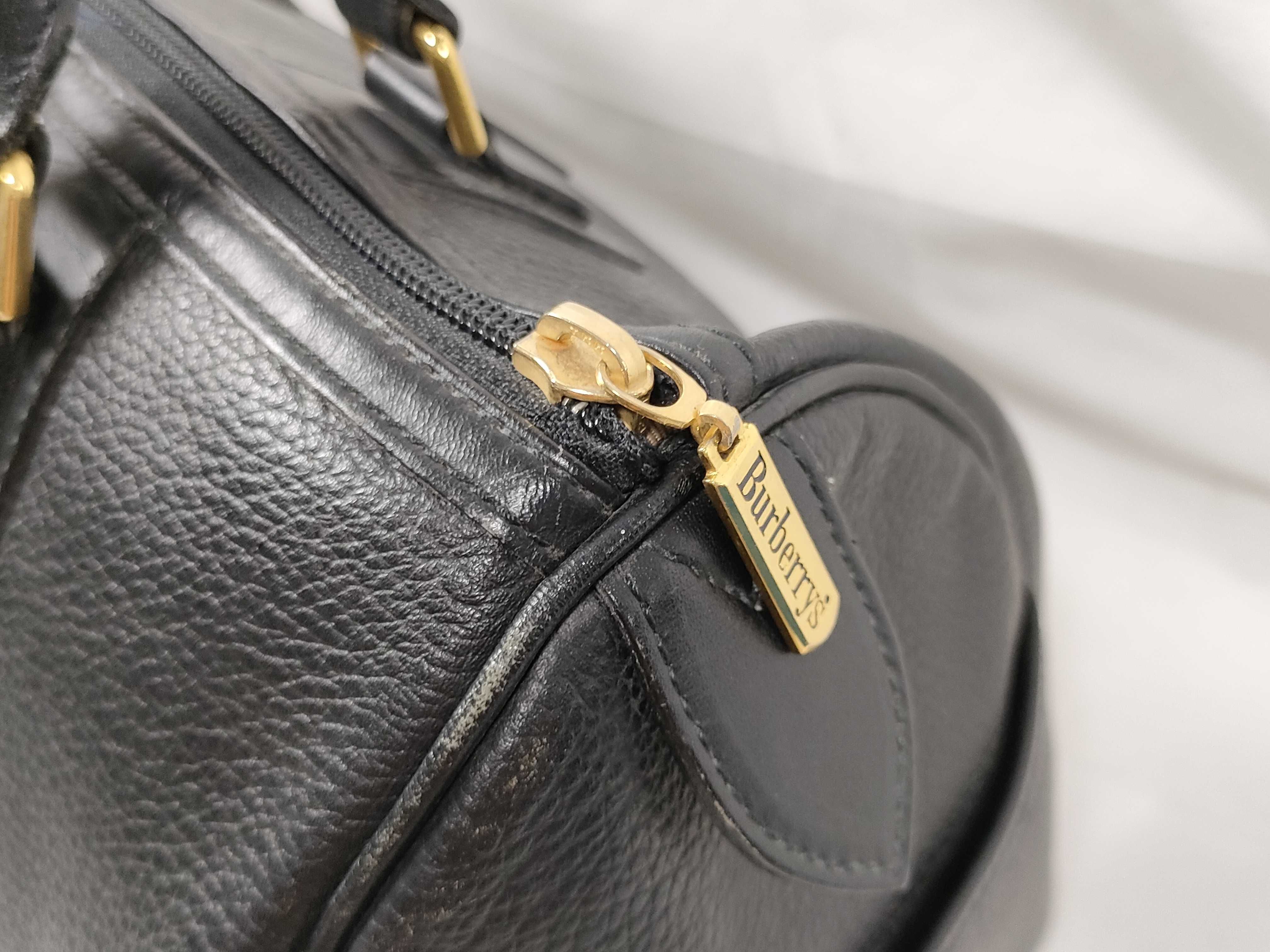 Black Leather Handbag — view 5