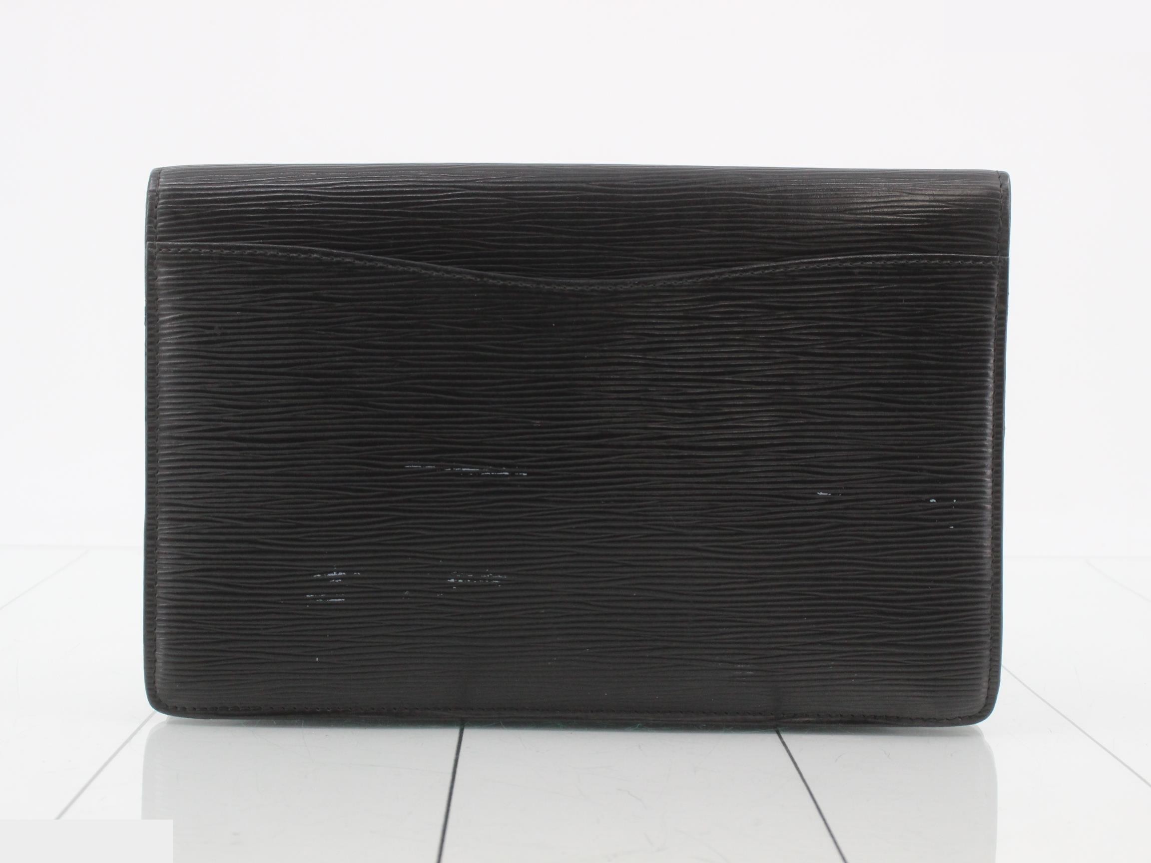 Epi Montaigne Noir Clutch Bag — view 2