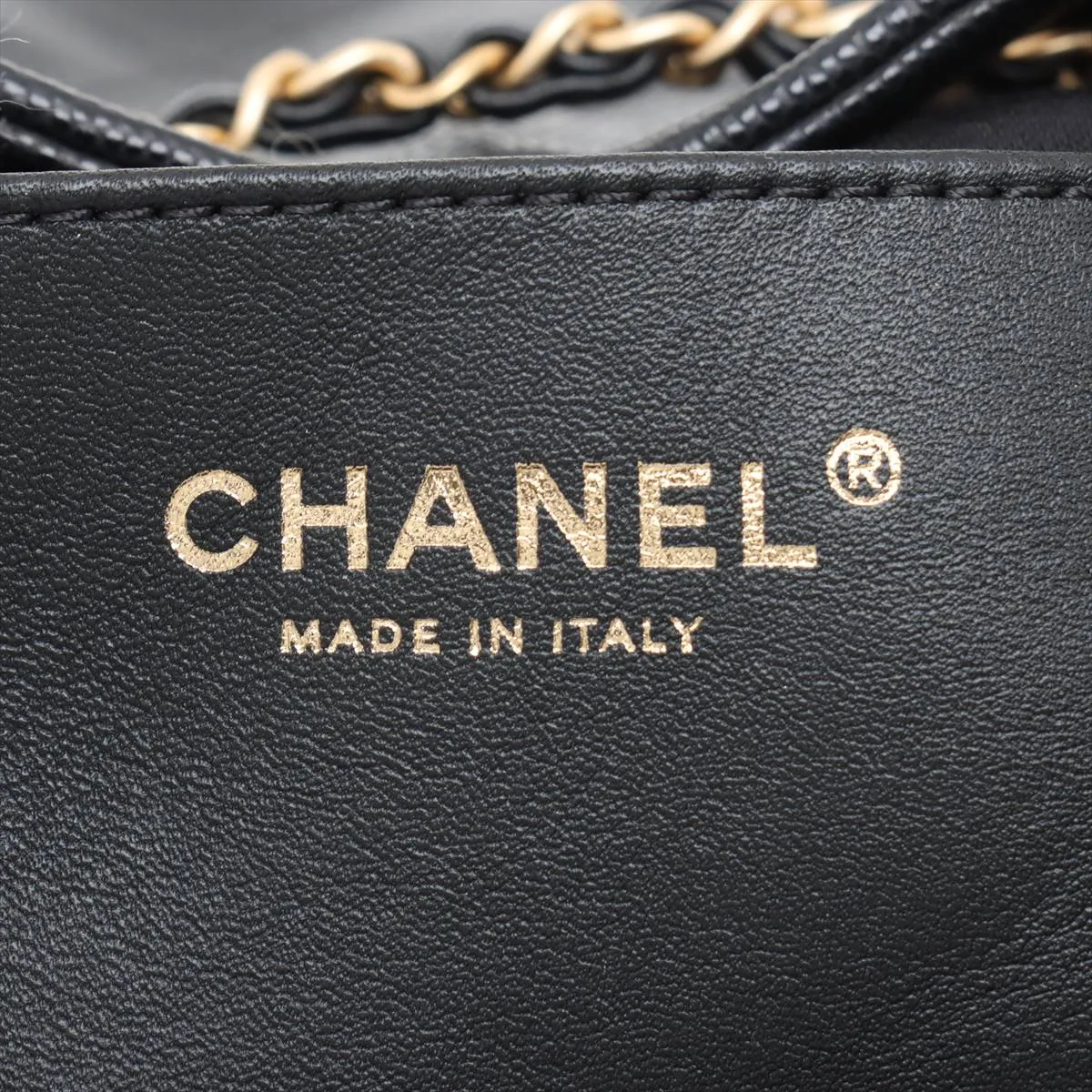 [Individually wrapped] Chanel 25 Mini Caviar Skin Chain Shoulder Bag Black Gold Hardware JUPCCHK4 Random Plate AS5631 — view 8