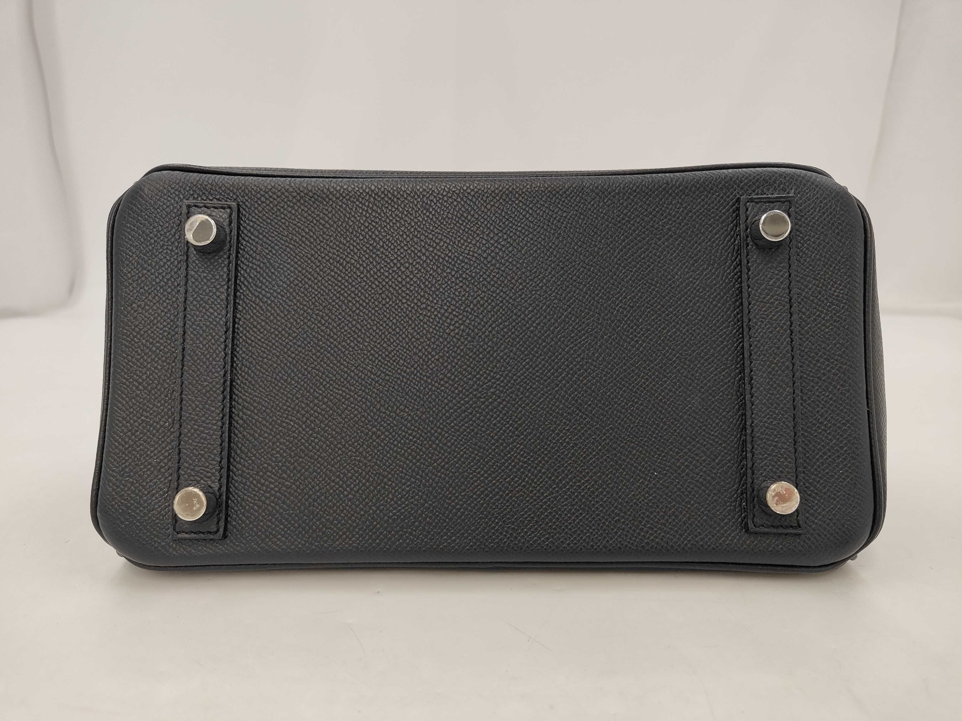 Birkin 25 Veau Epsom Black SS N Stamp Handbag — view 3