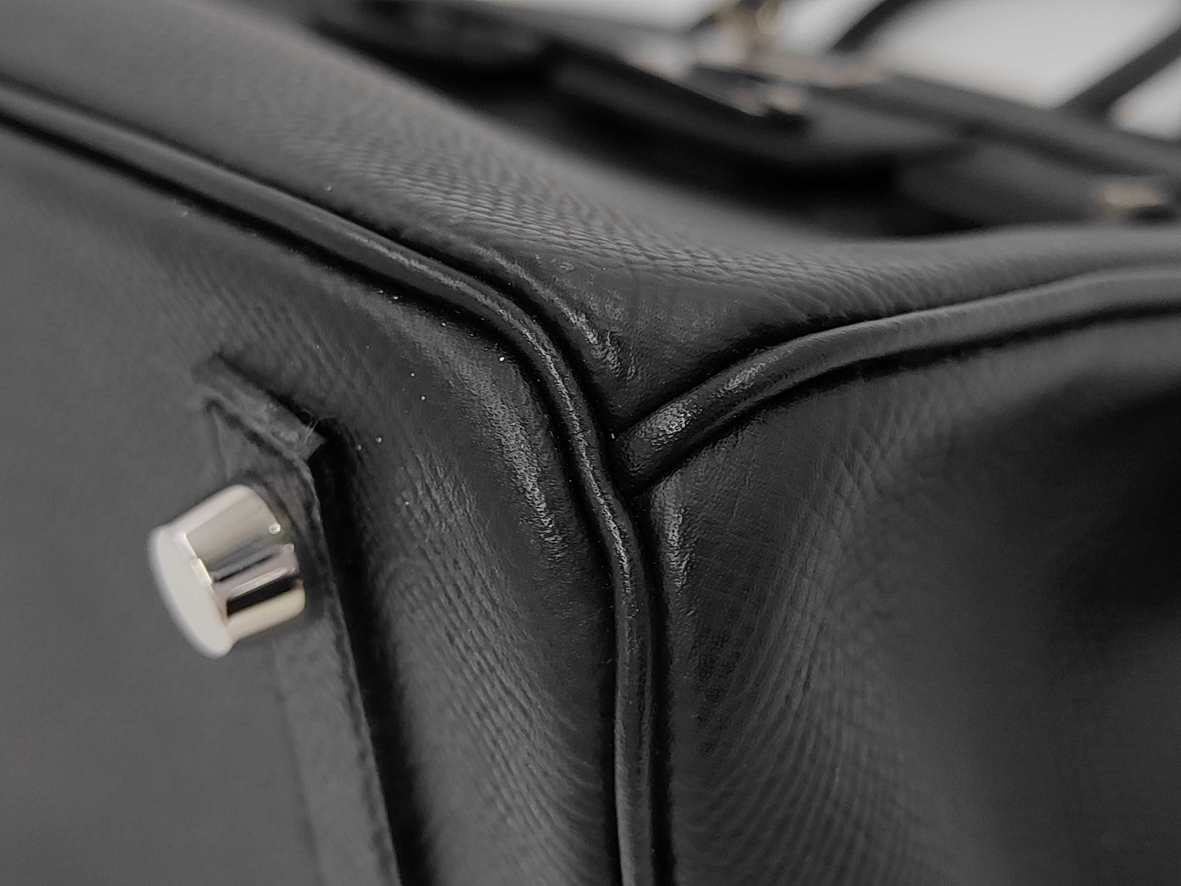 Birkin 25 Veau Epsom Black SS N Stamp Handbag — view 4