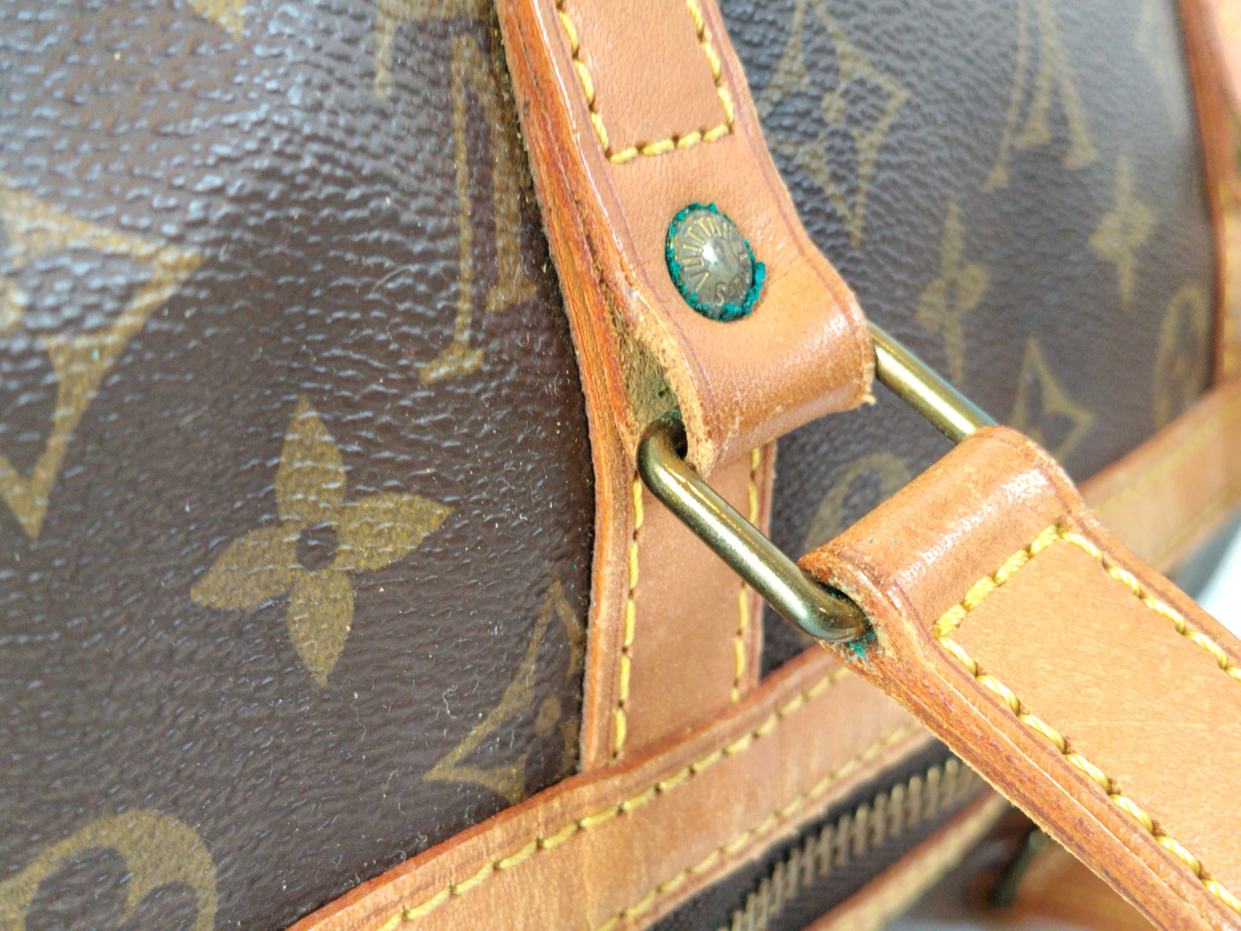 Monogram A. Saxpool 35 Monogram Boston Bag — view 6
