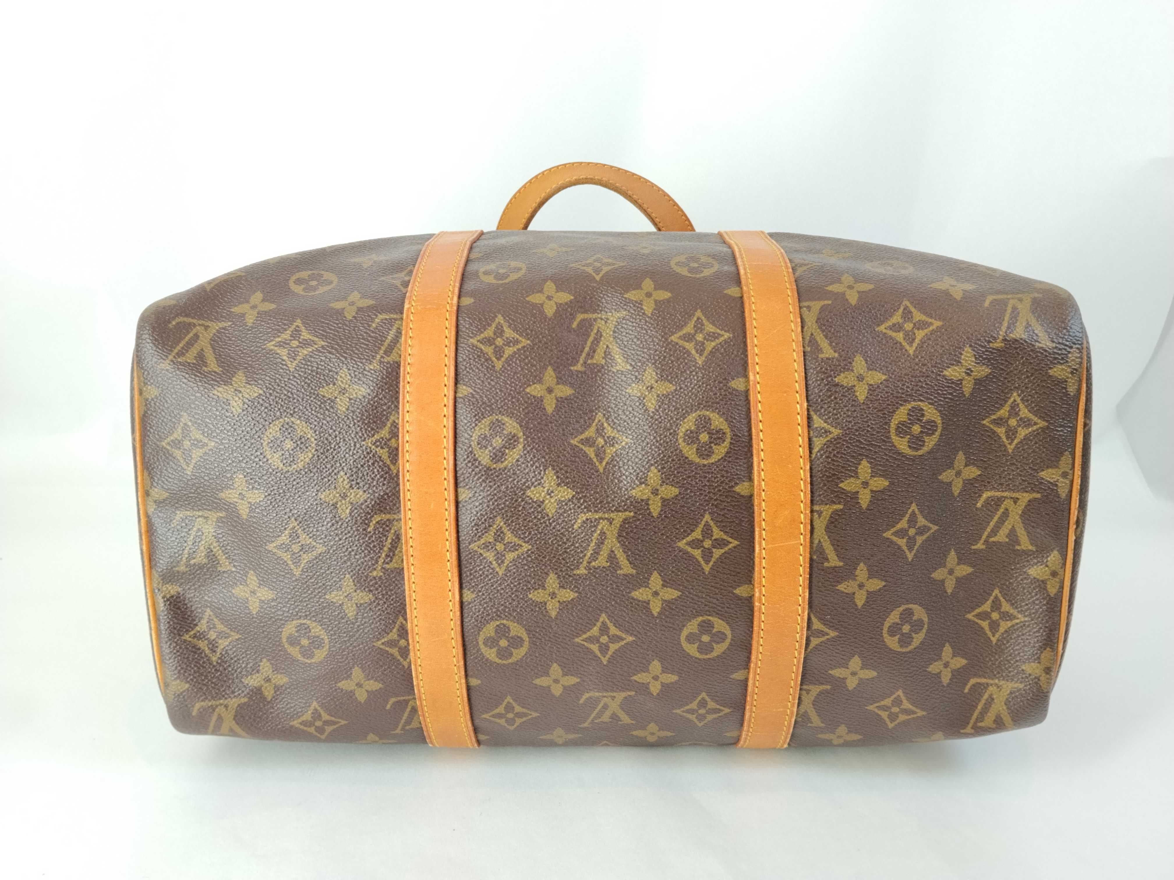 Monogram A. Saxpool 35 Monogram Boston Bag — view 8