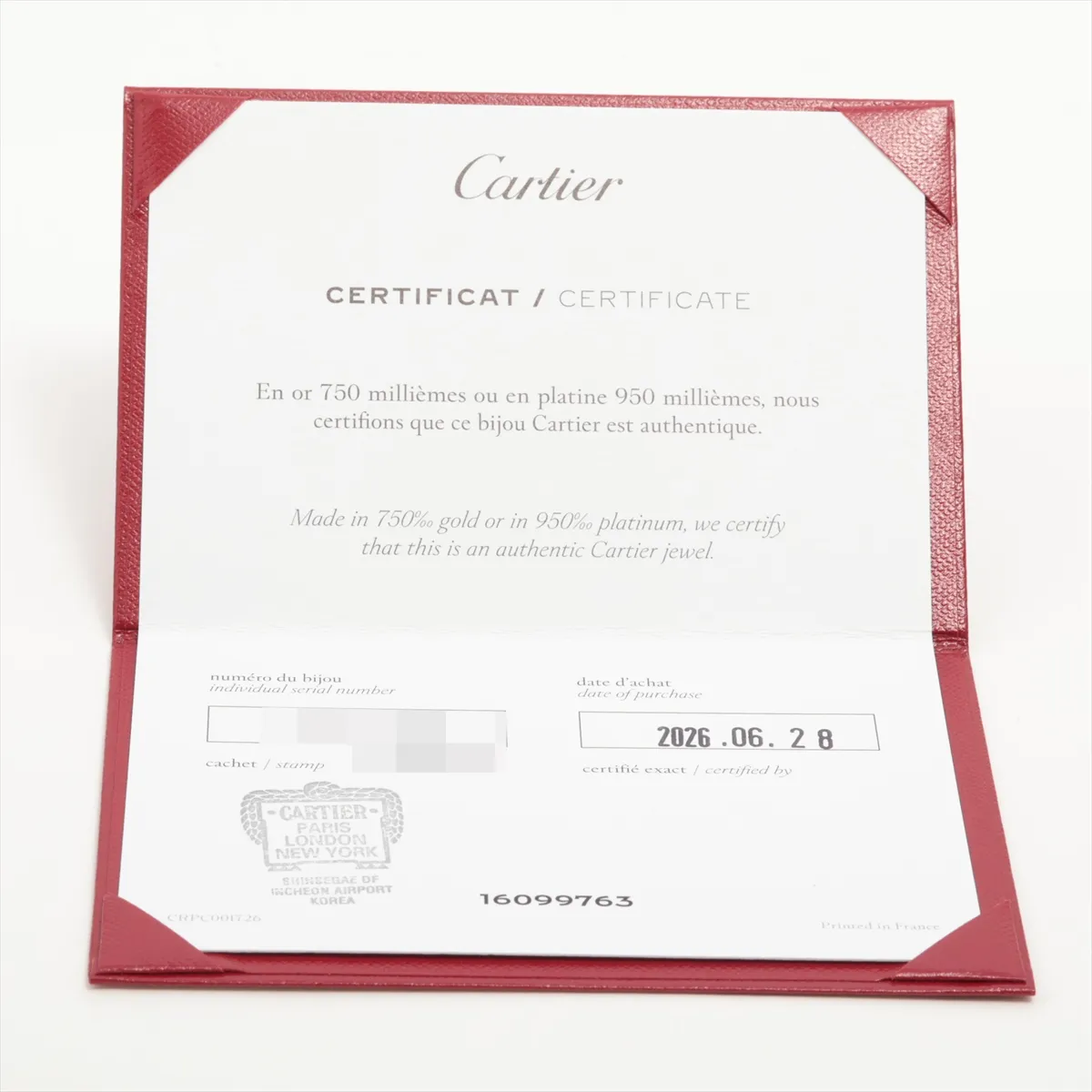 Santos de Cartier Bracelet 750(PG) 9.6g 131HCE — view 5