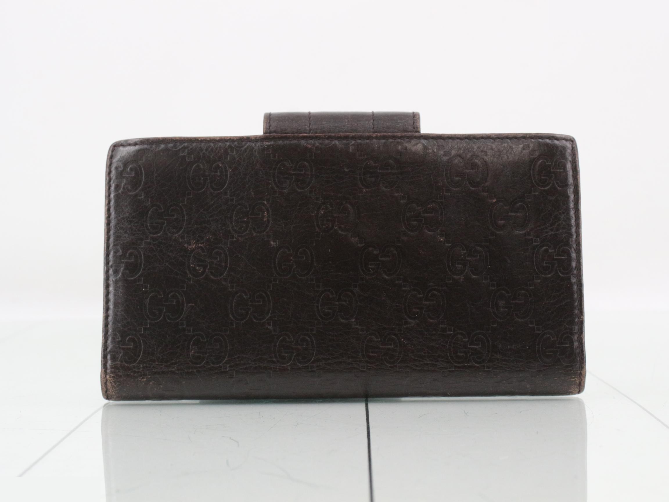 Guccissima (bag) and long wallet, brown tones — view 2