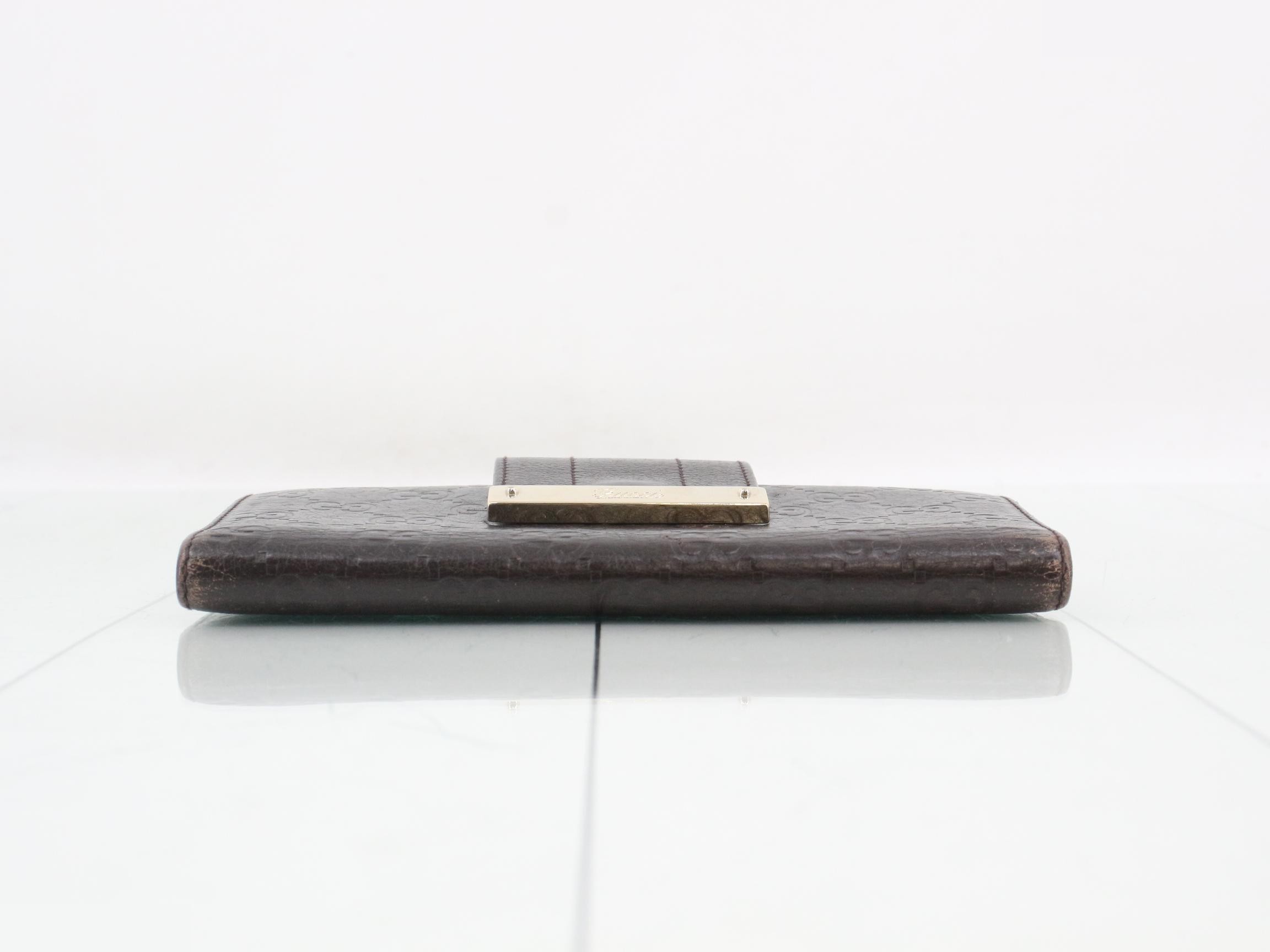 Guccissima (bag) and long wallet, brown tones — view 3