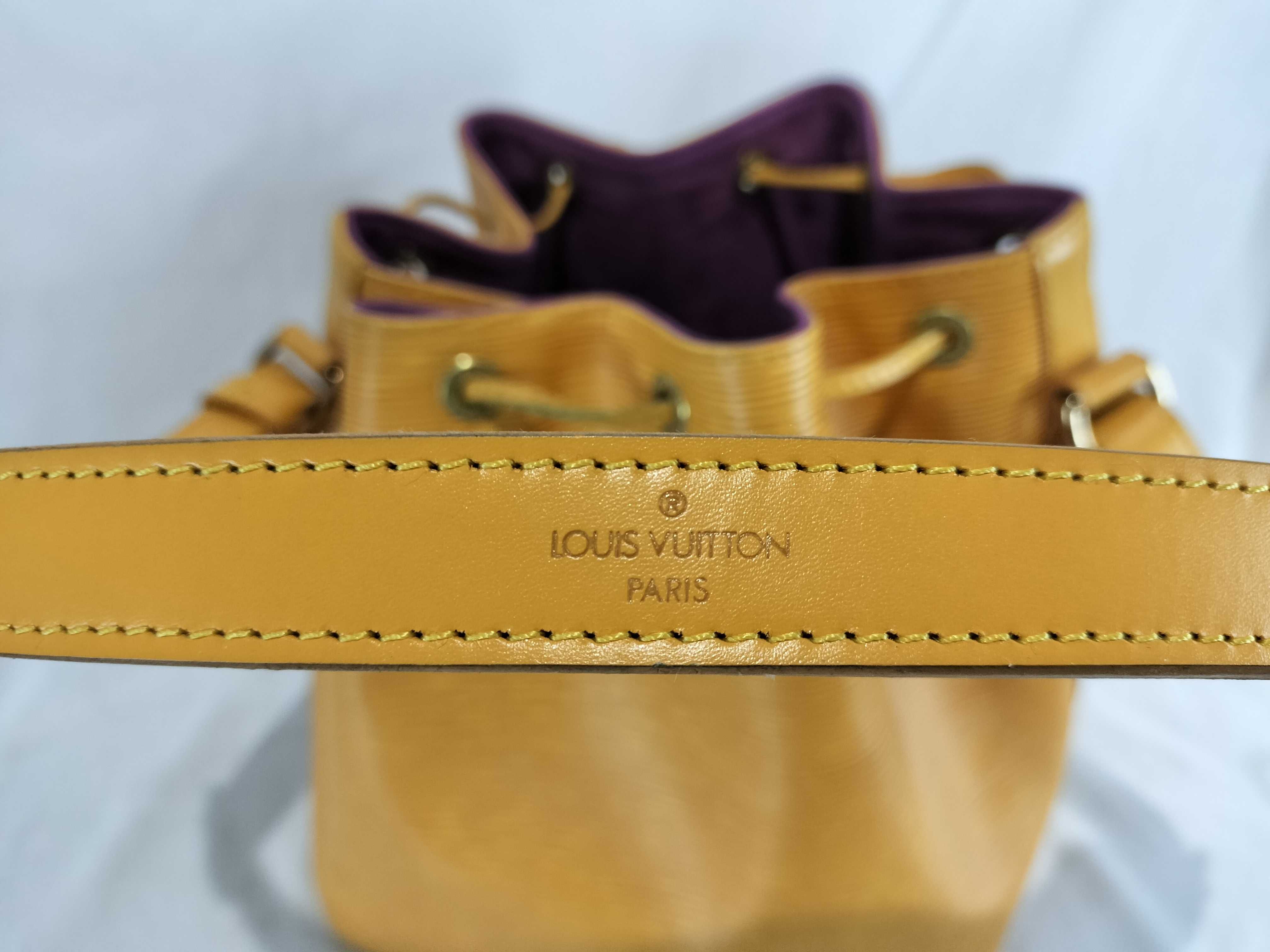 Epi Noe Yellow Shoulder Bag — view 12