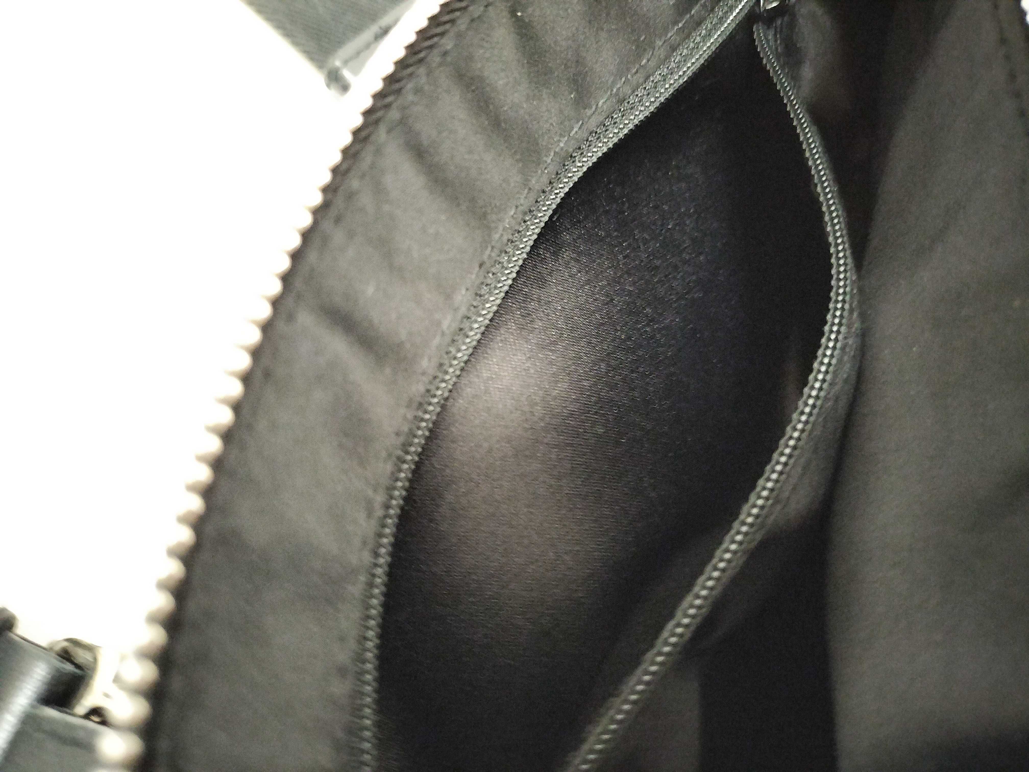 Black Canvas Leather Kahala Logo Handbag — view 11