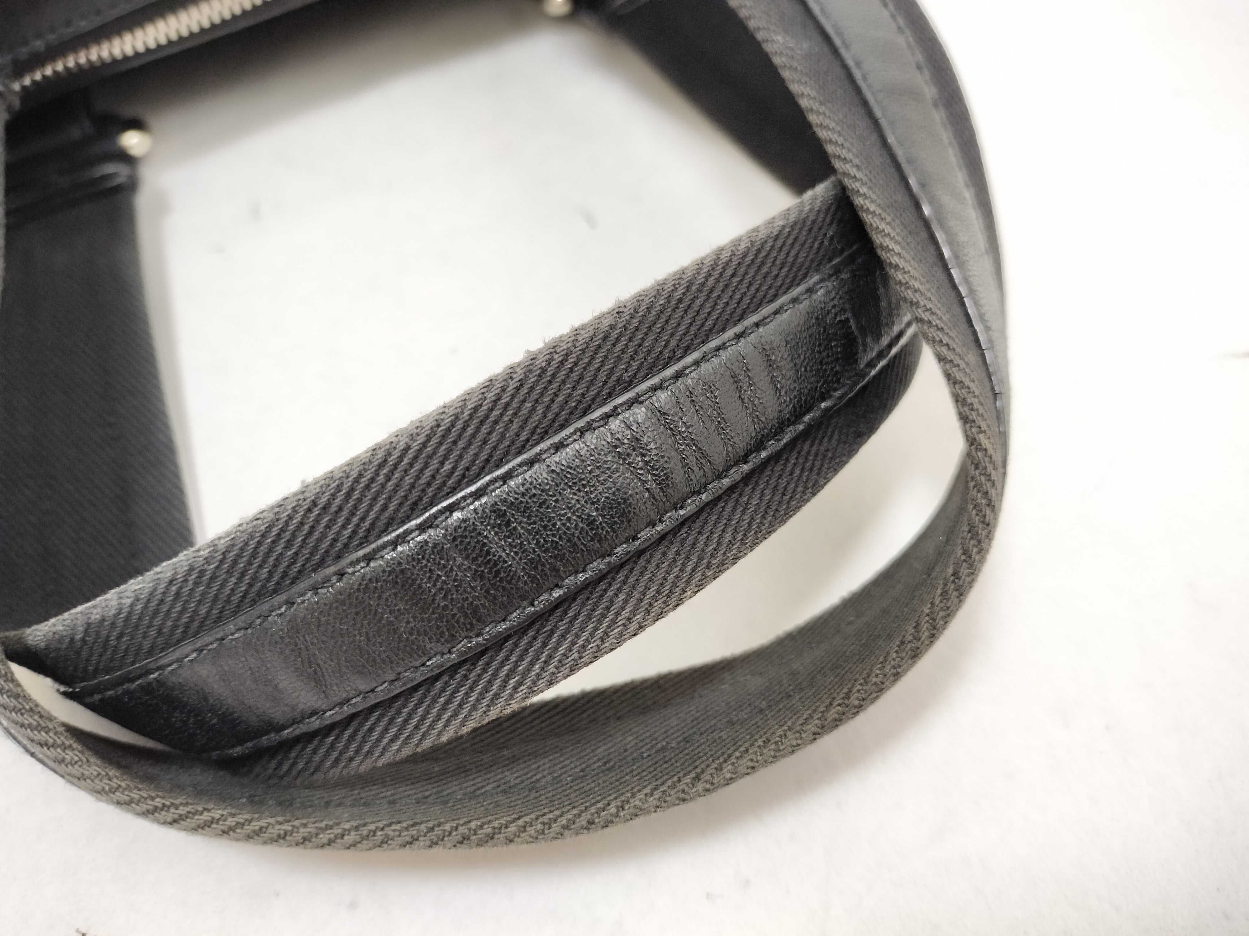 Black Canvas Leather Kahala Logo Handbag — view 4
