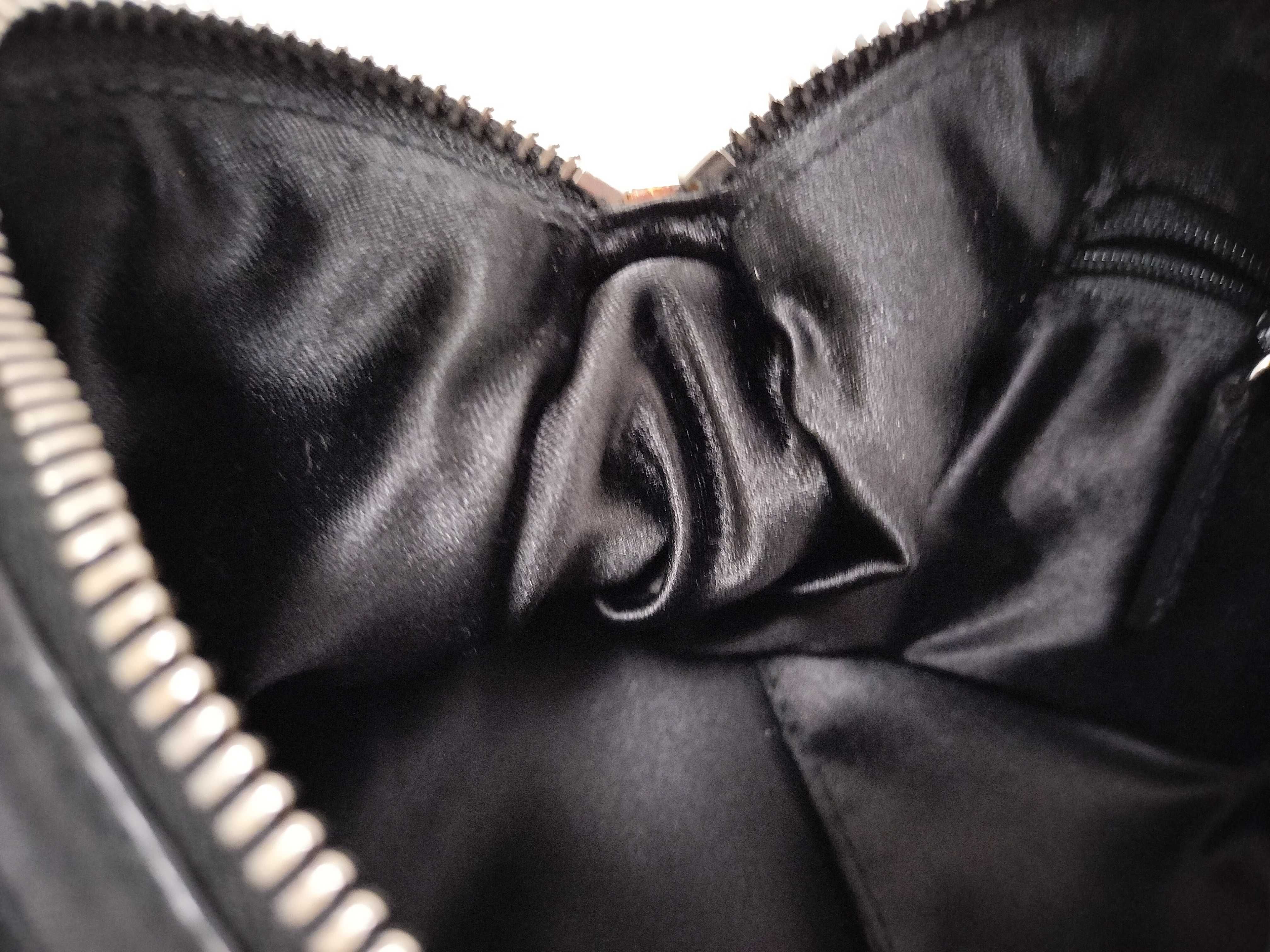 Black Canvas Leather Kahala Logo Handbag — view 9