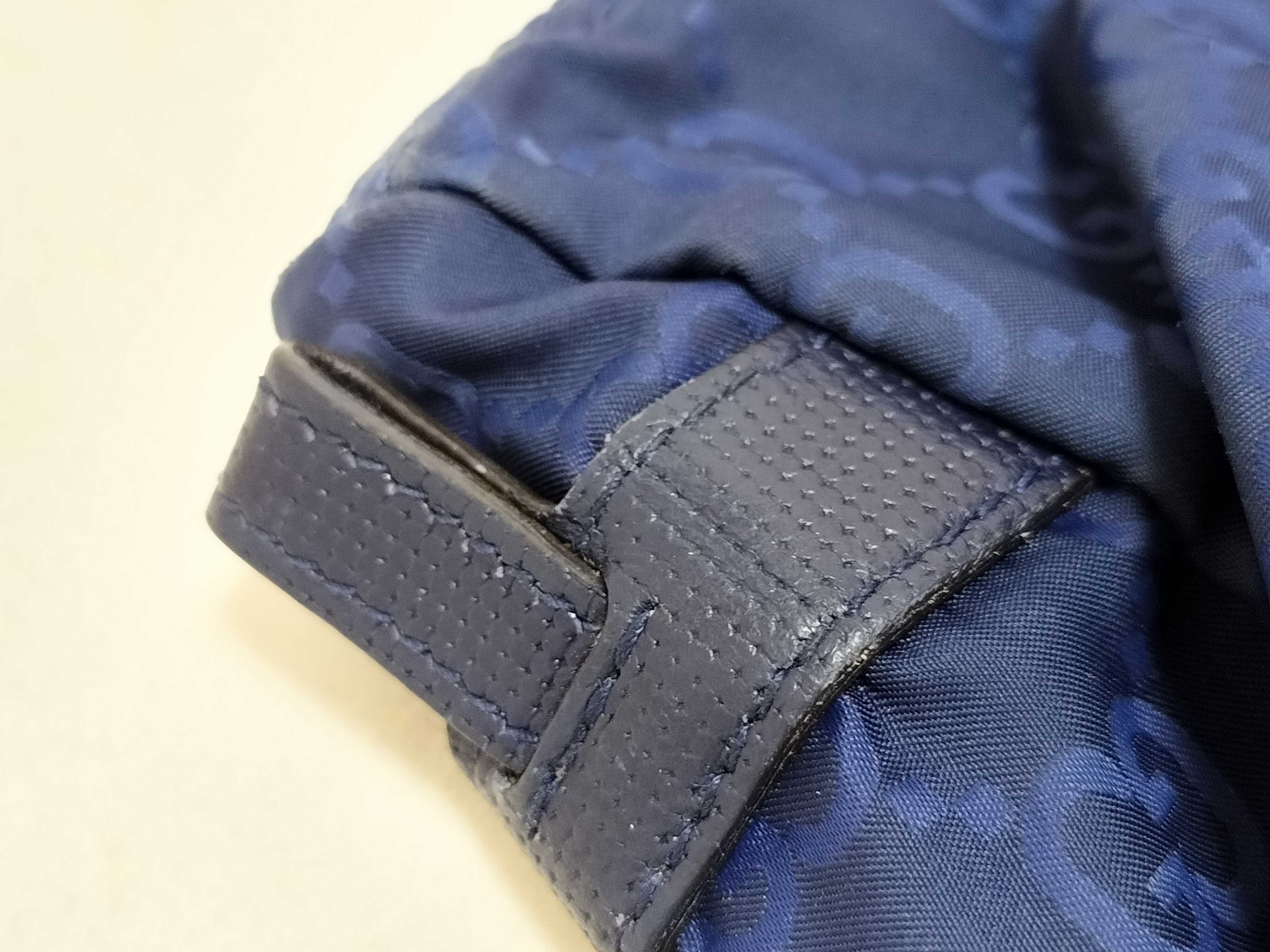 GG Nylon Pouch, Navy — view 11
