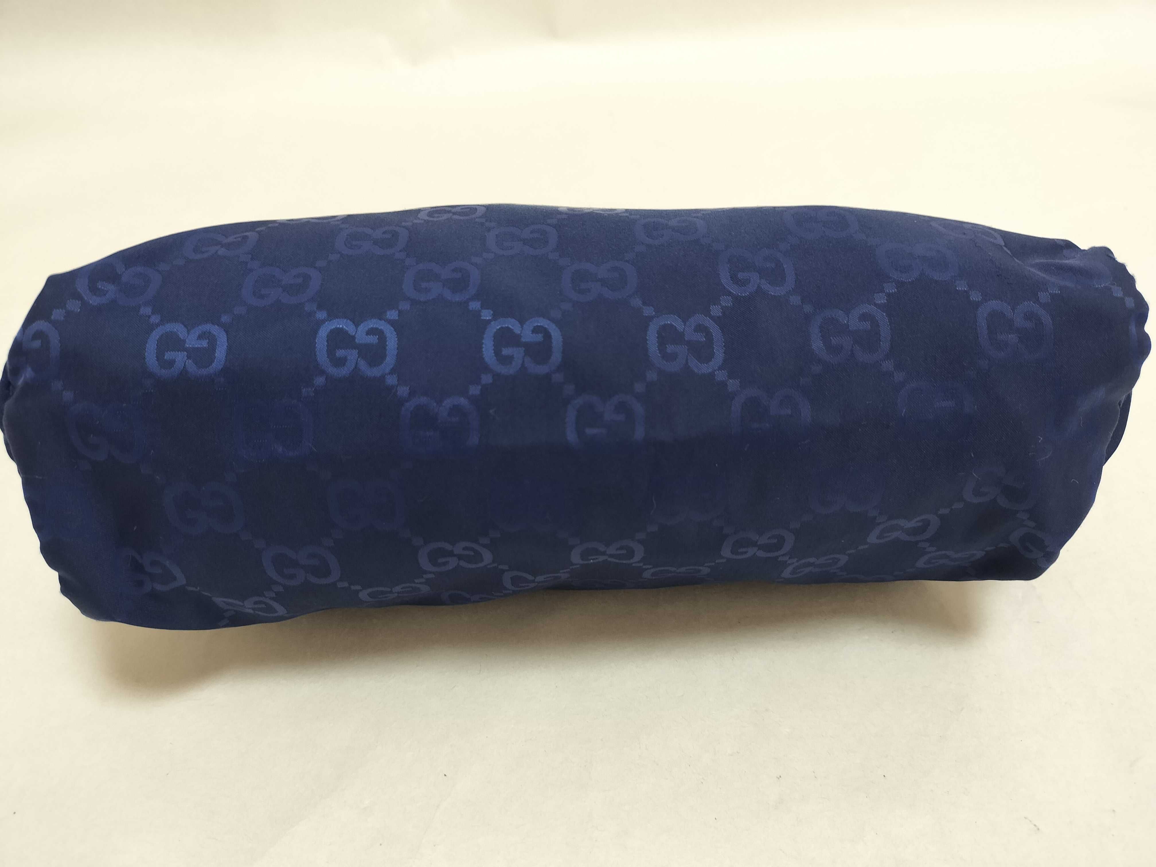 GG Nylon Pouch, Navy — view 5