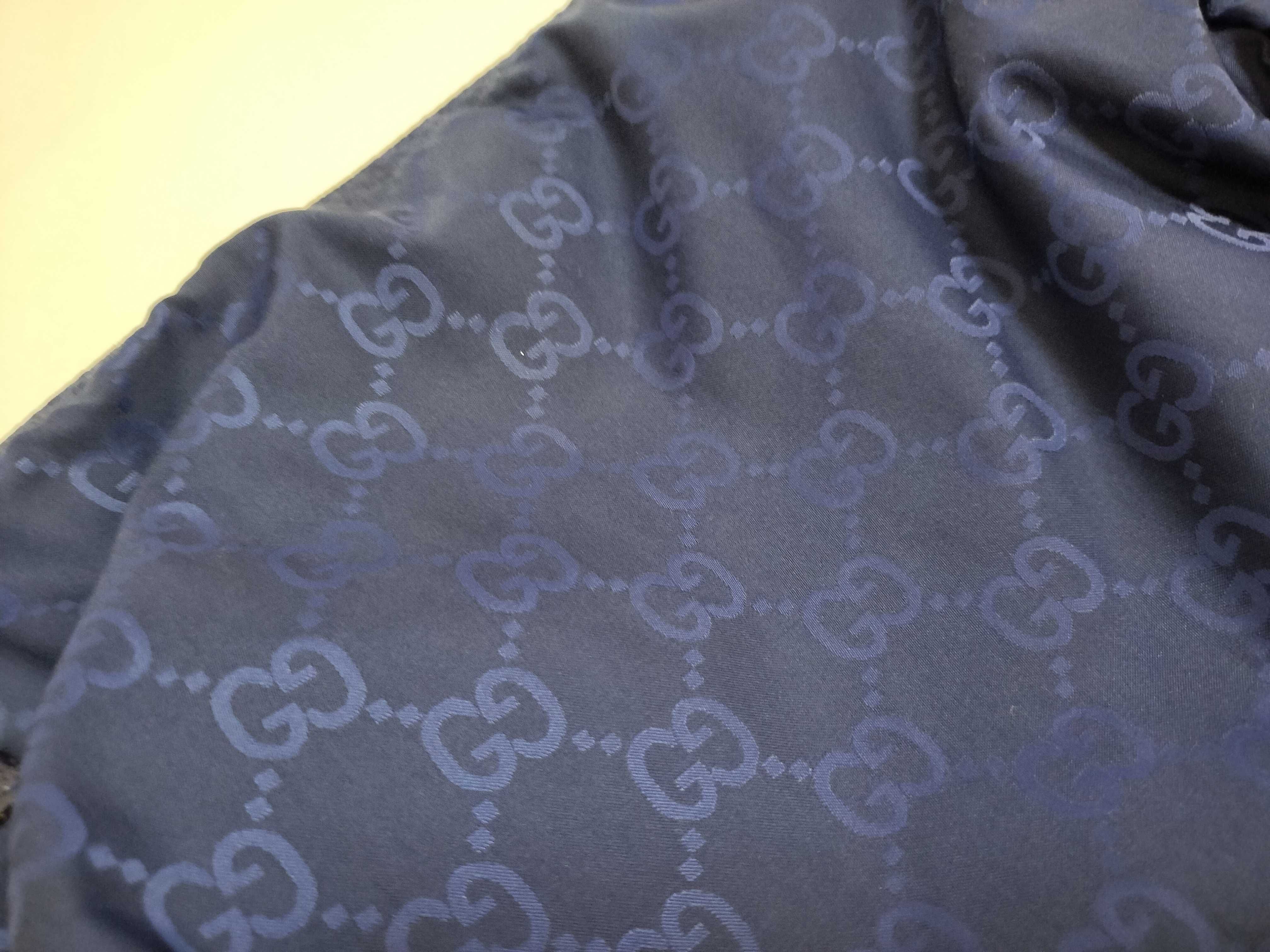 GG Nylon Pouch, Navy — view 10