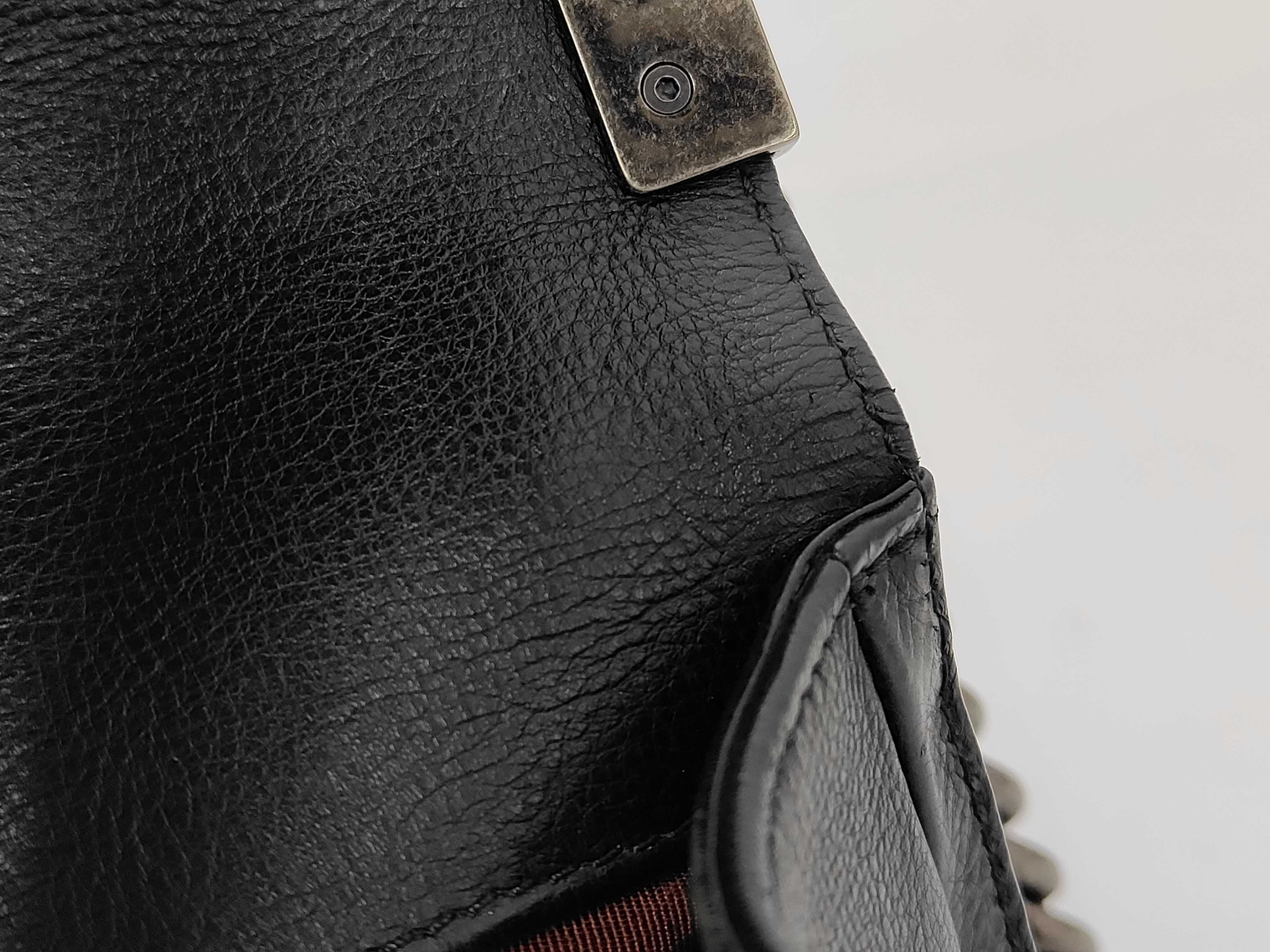 Boy Chanel Matelassé Black Chain Shoulder Bag — view 12
