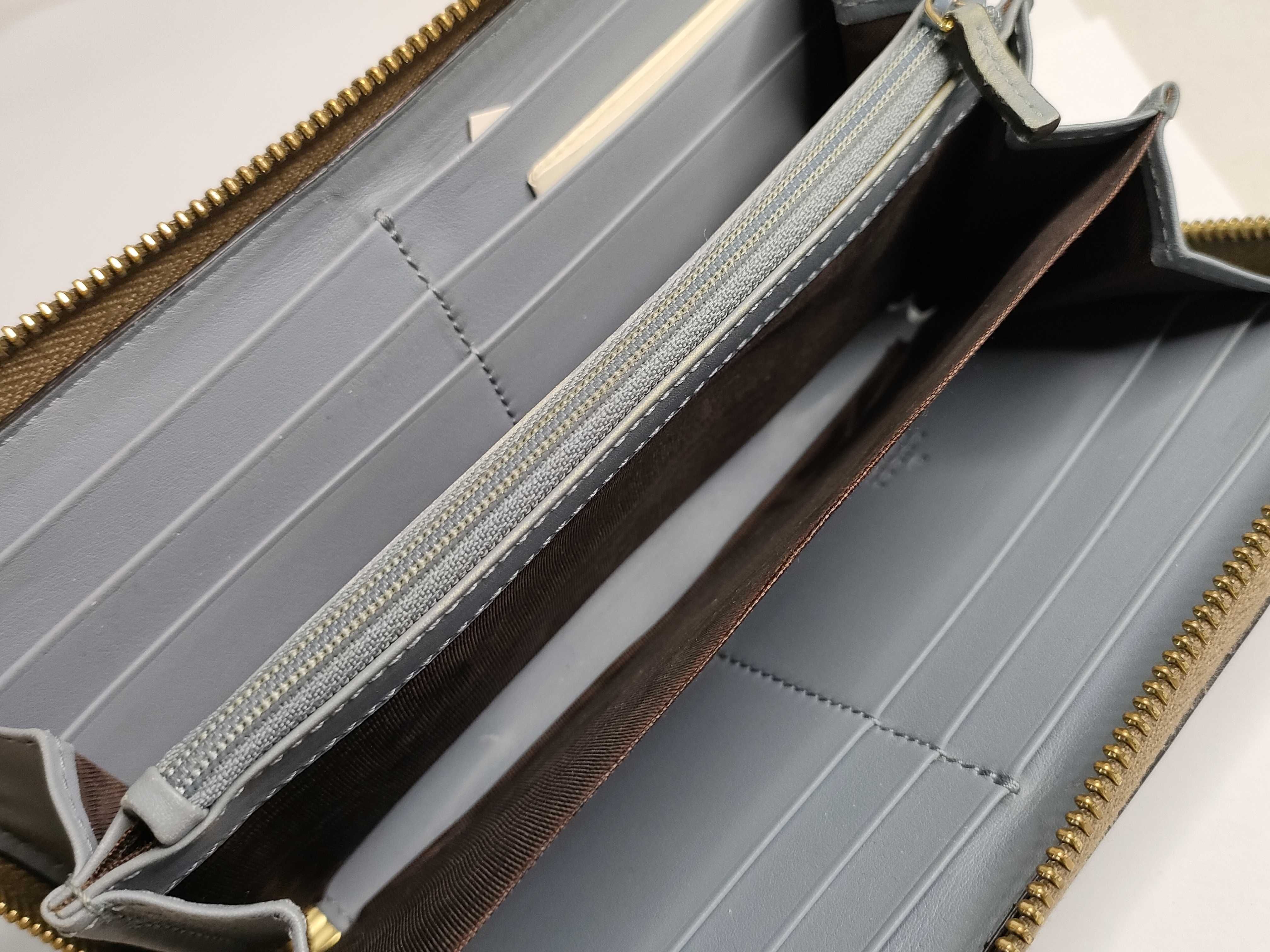 Bamboo Leather Wallet Bamboo Long Wallet — view 9