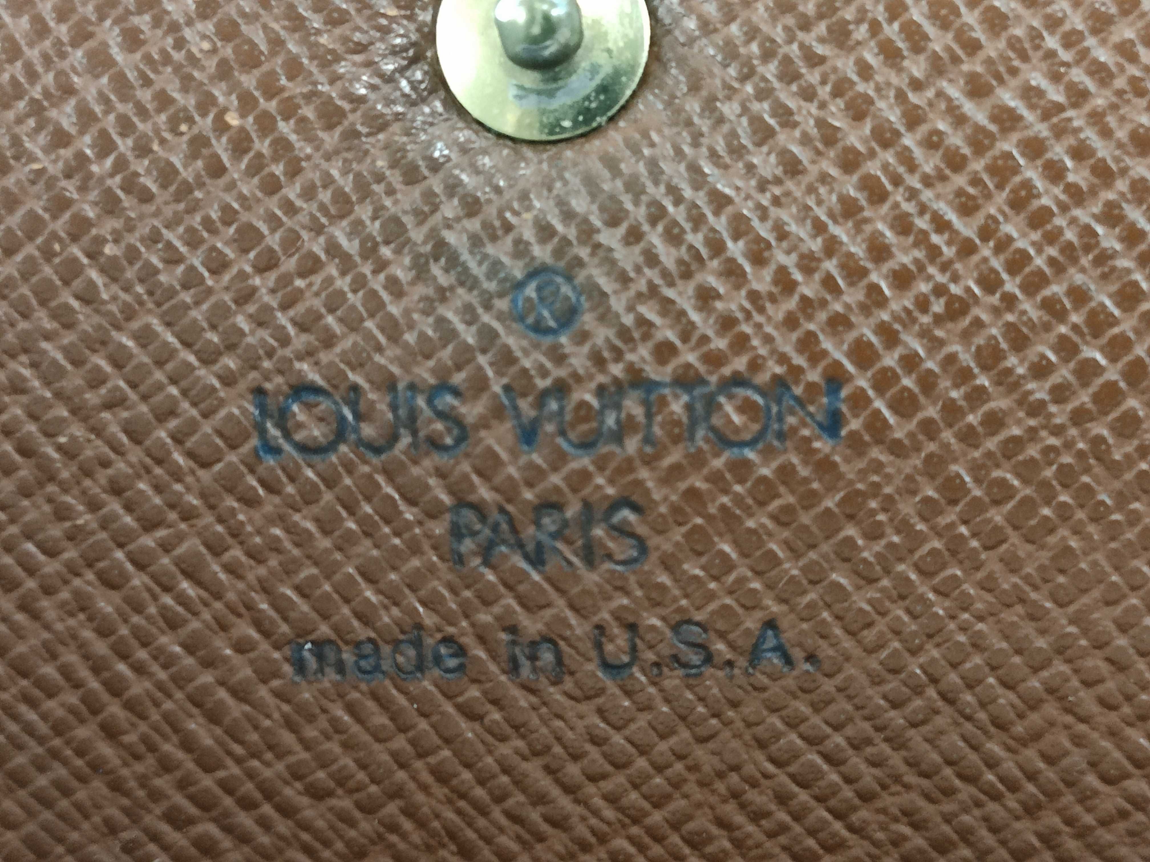 Monogram Louis Vuitton Monogram Wallet Portemonnaie Credit M61725 Wallet — view 13
