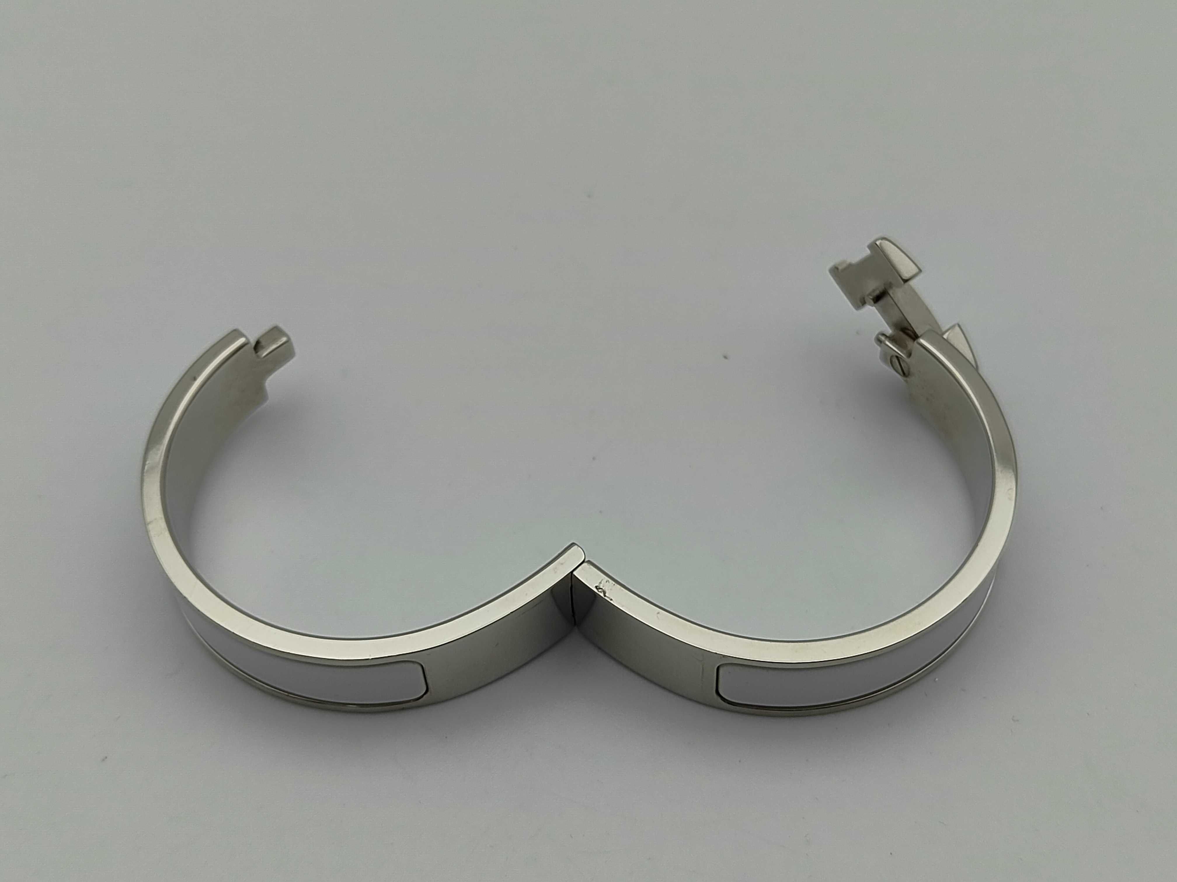 Click H White Bracelet/Bangle — view 5