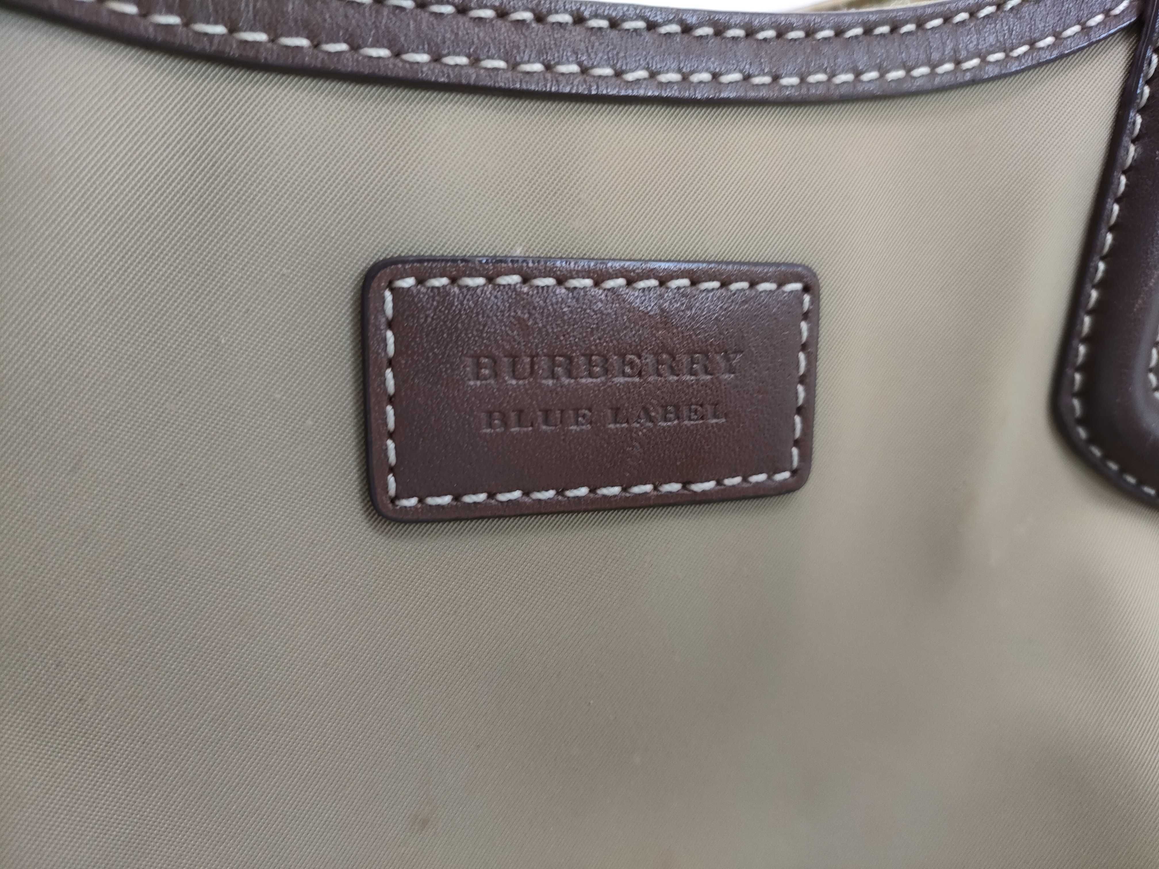 Blue Label Nylon Tote Handbag — view 7