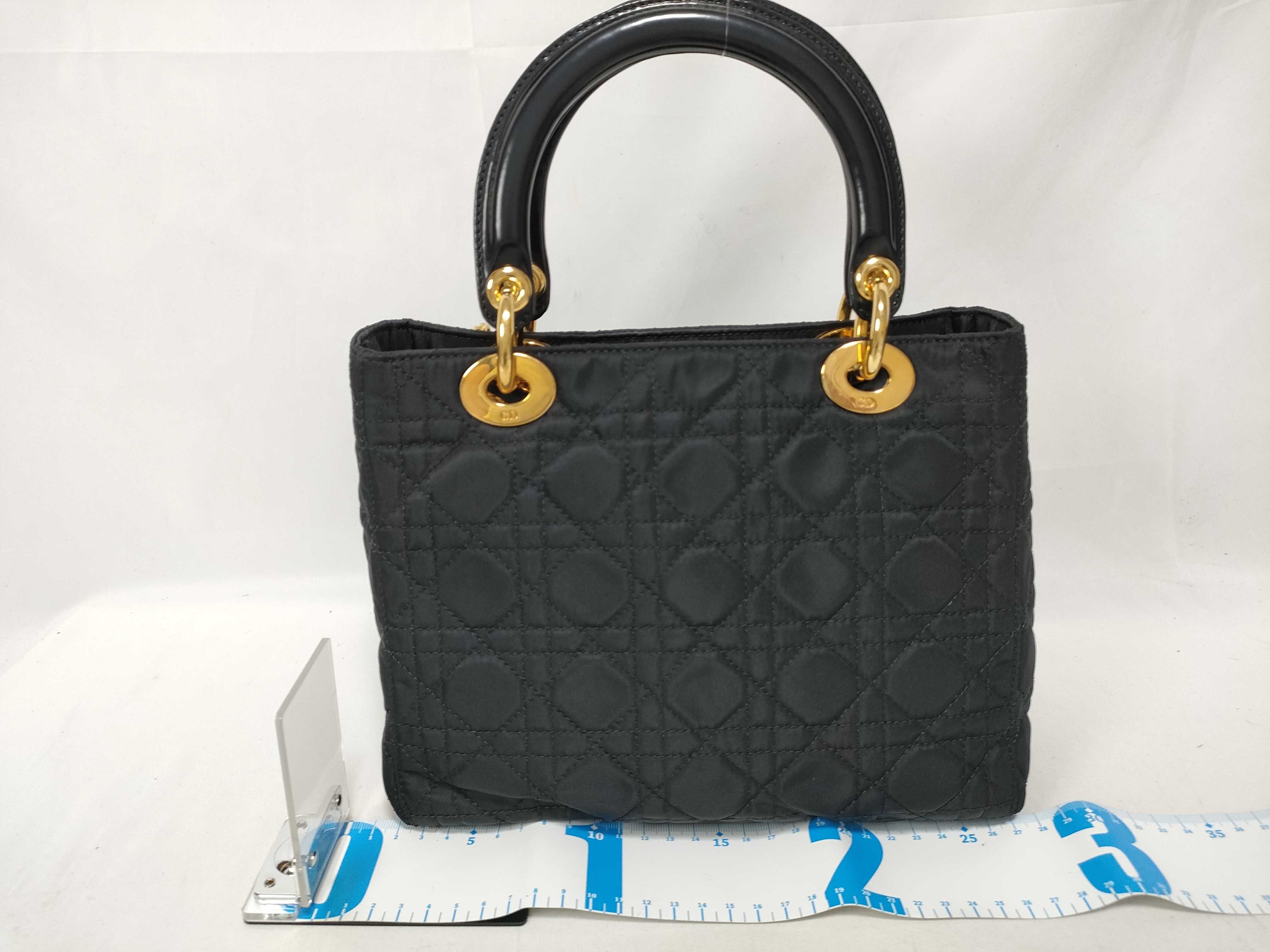 Lady Dior Cannage Nylon 2-Way Handbag — view 2