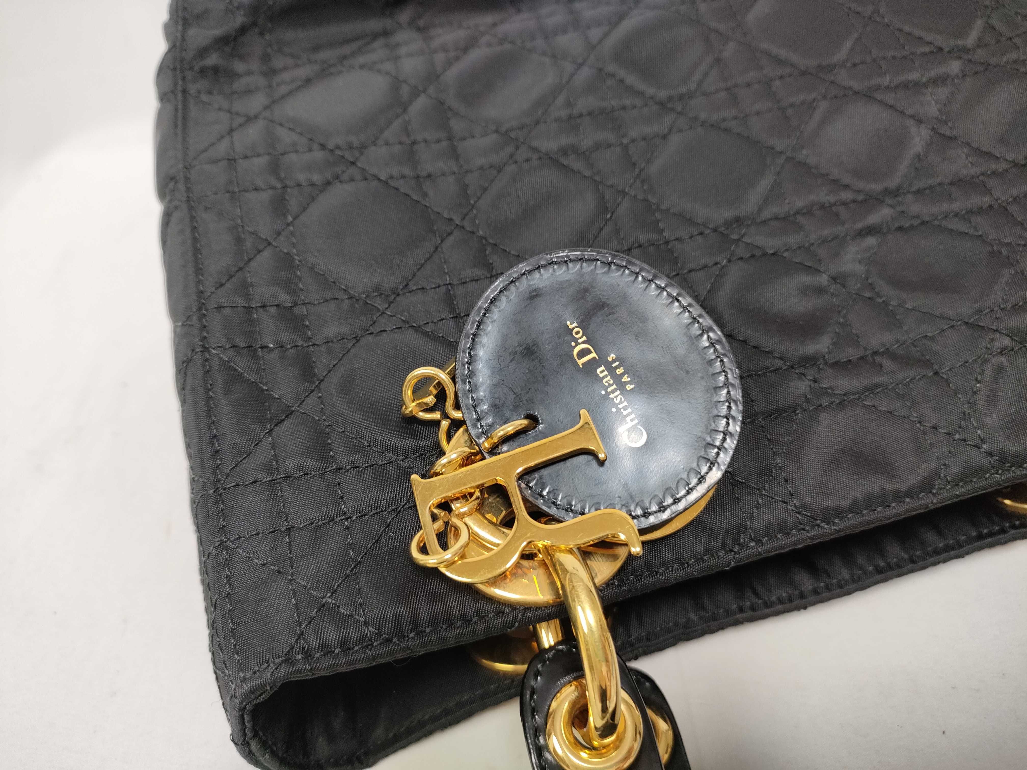 Lady Dior Cannage Nylon 2-Way Handbag — view 11