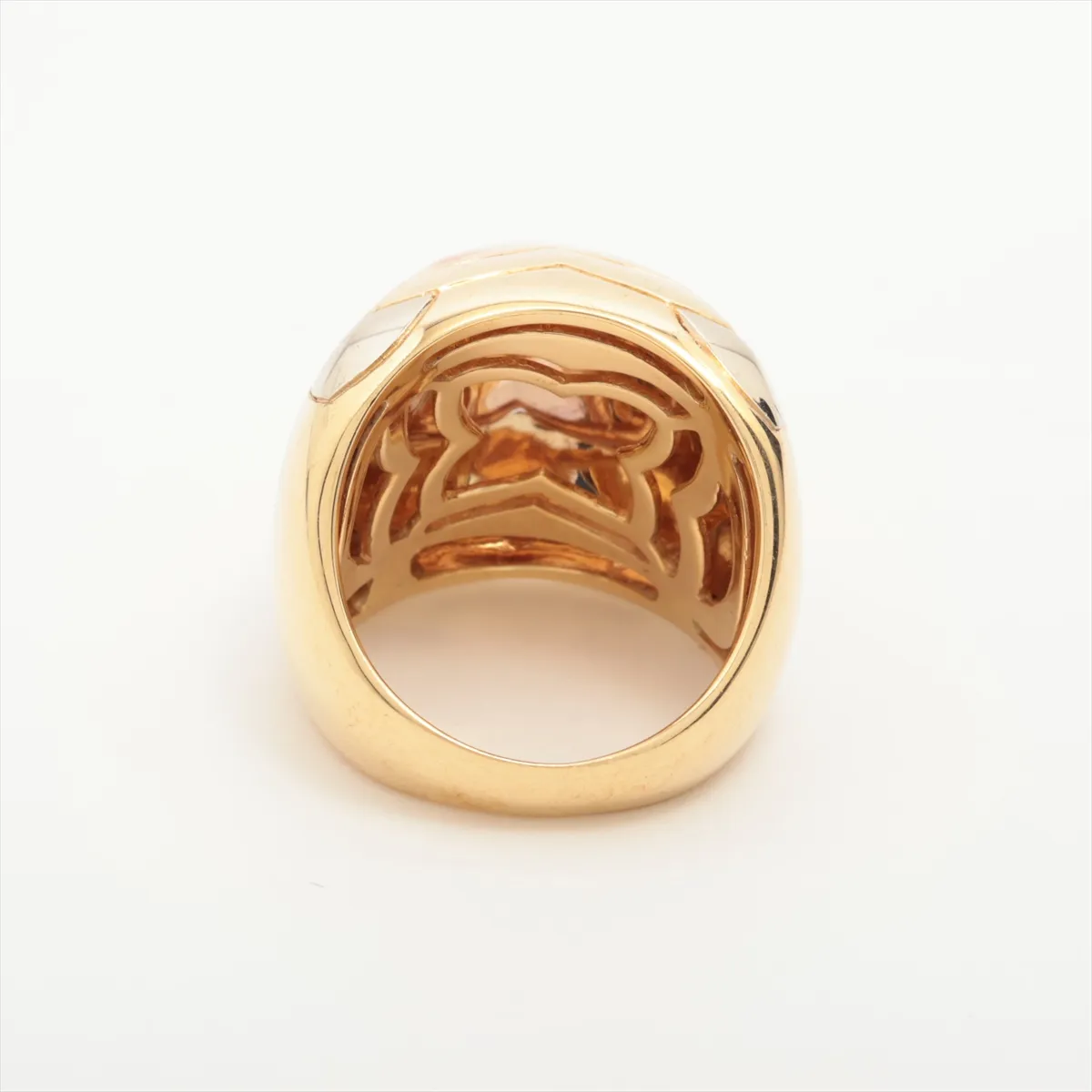 Pyramide Ring 750 (YG x PG x WG) 13.6g (with holes) — view 2