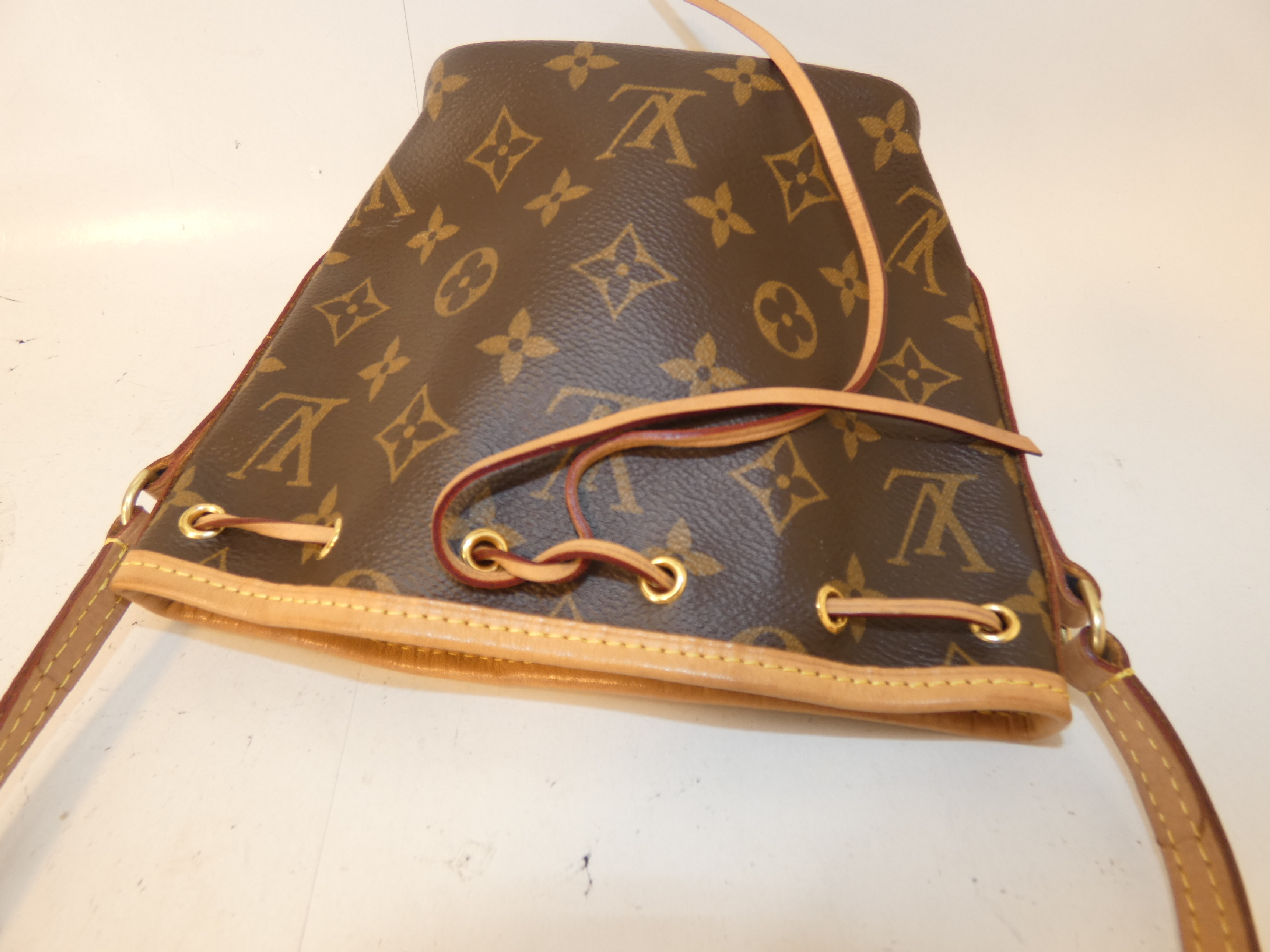 Nano Noe Monogram Shoulder Bag — view 3