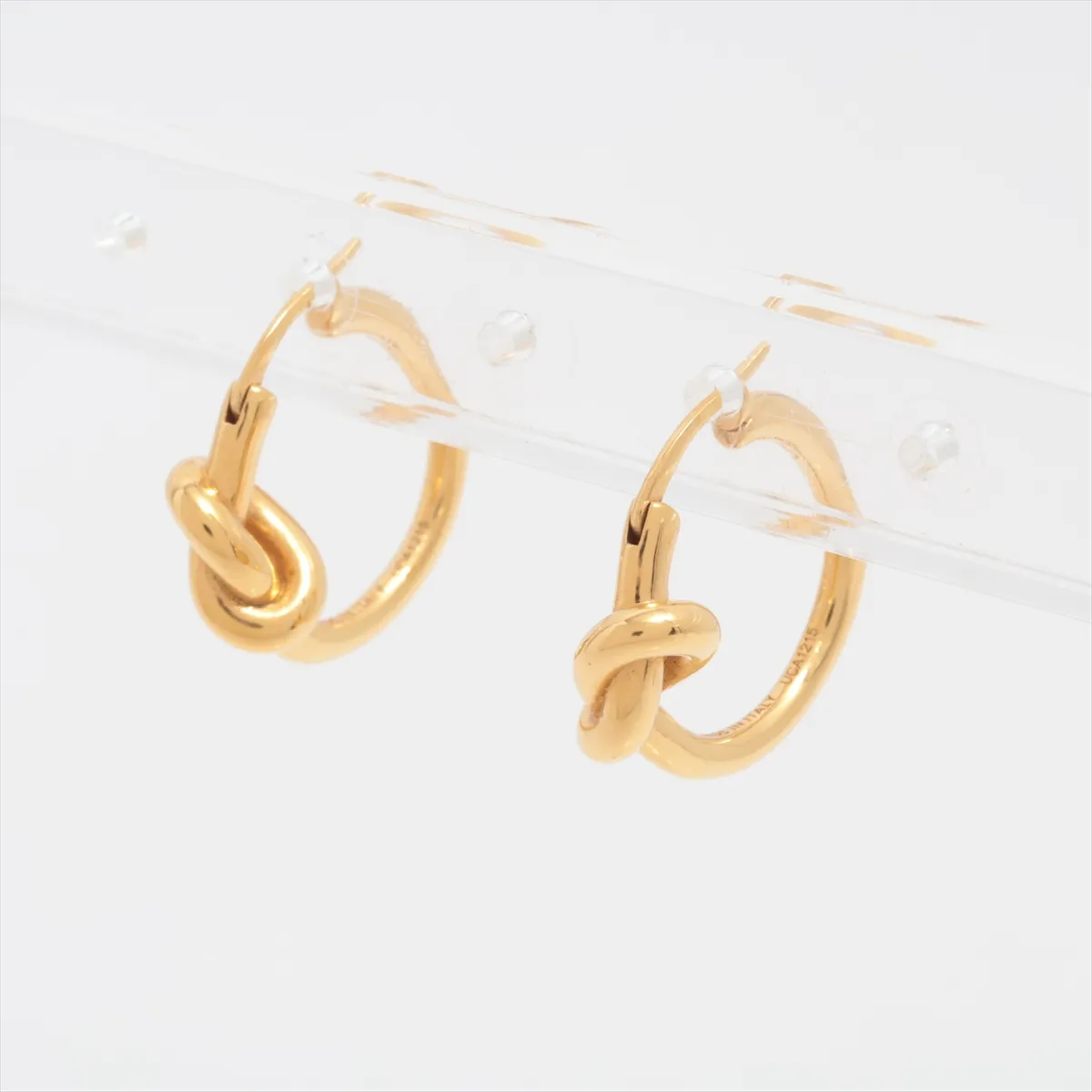 Knot UCA1215 Hoop Earrings GP Gold