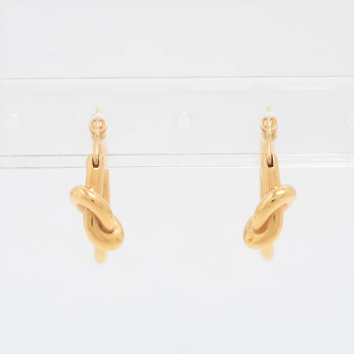 Knot UCA1215 Hoop Earrings GP Gold — view 2