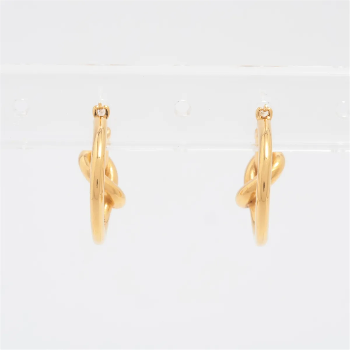 Knot UCA1215 Hoop Earrings GP Gold — view 3