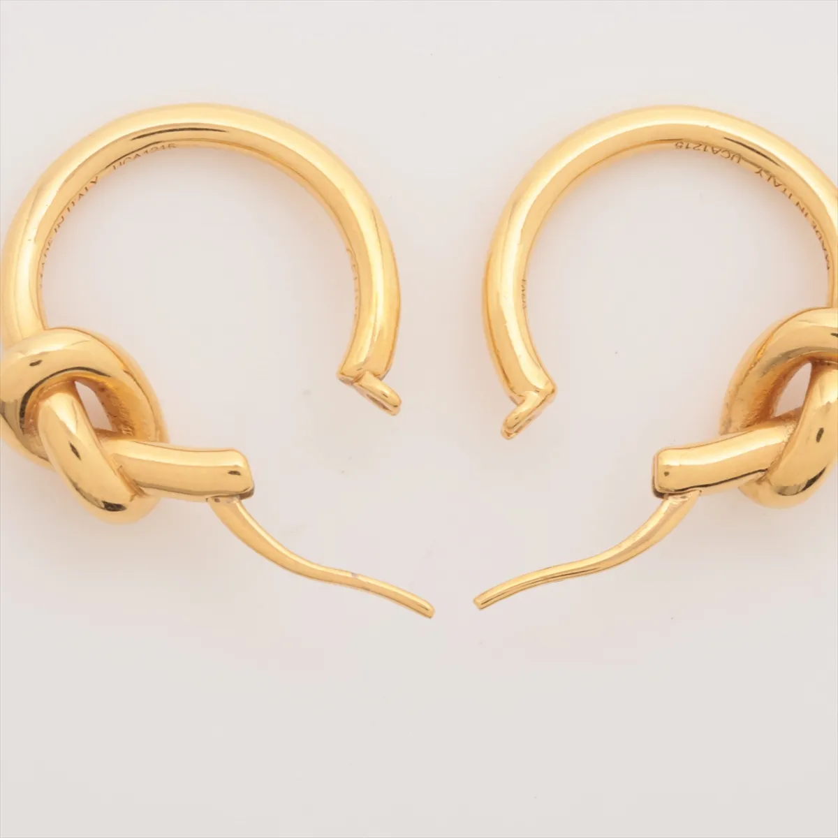 Knot UCA1215 Hoop Earrings GP Gold — view 4