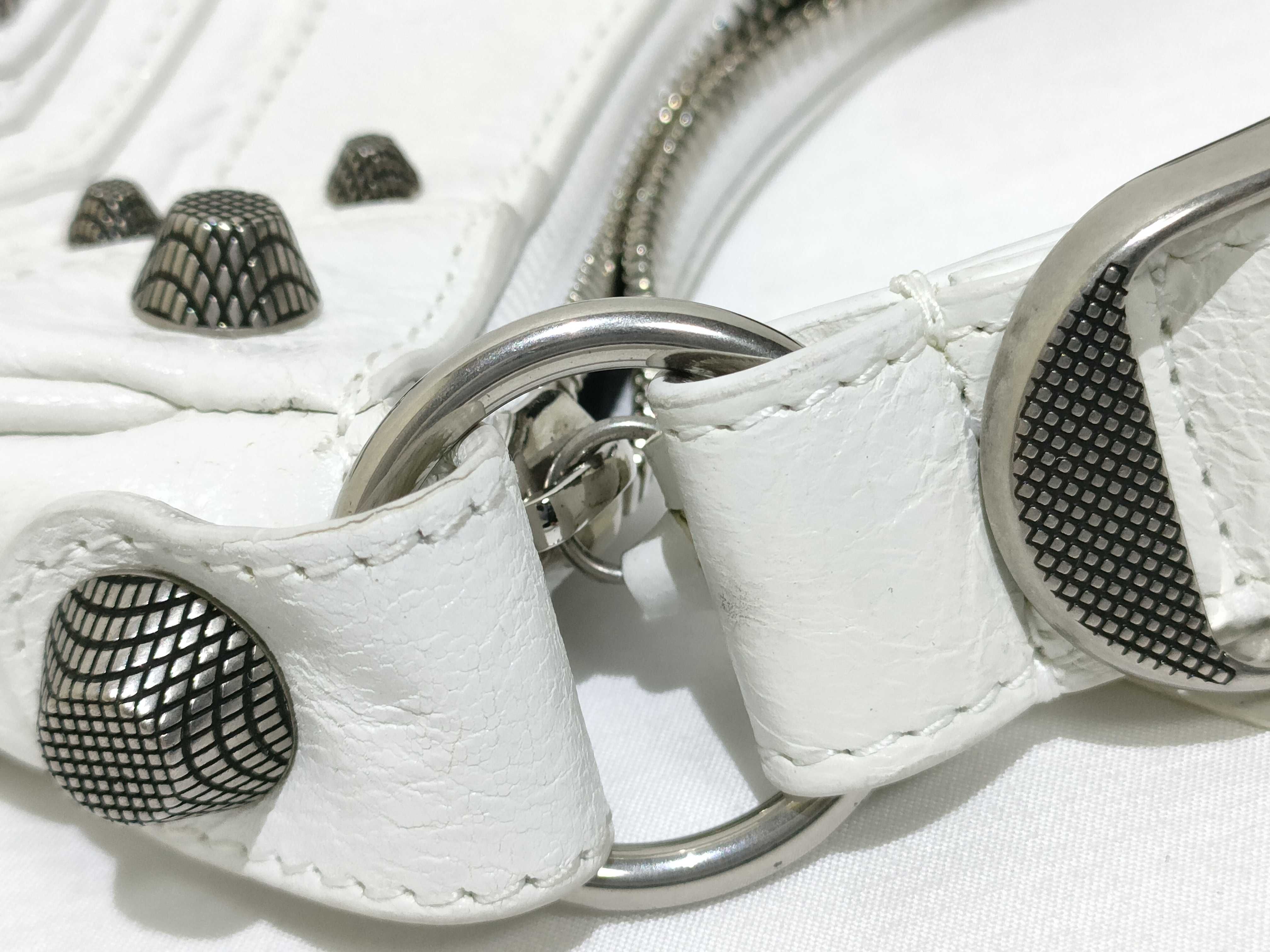 Lucagol Shoulder Bag Leather White Shoulder Bag — view 11