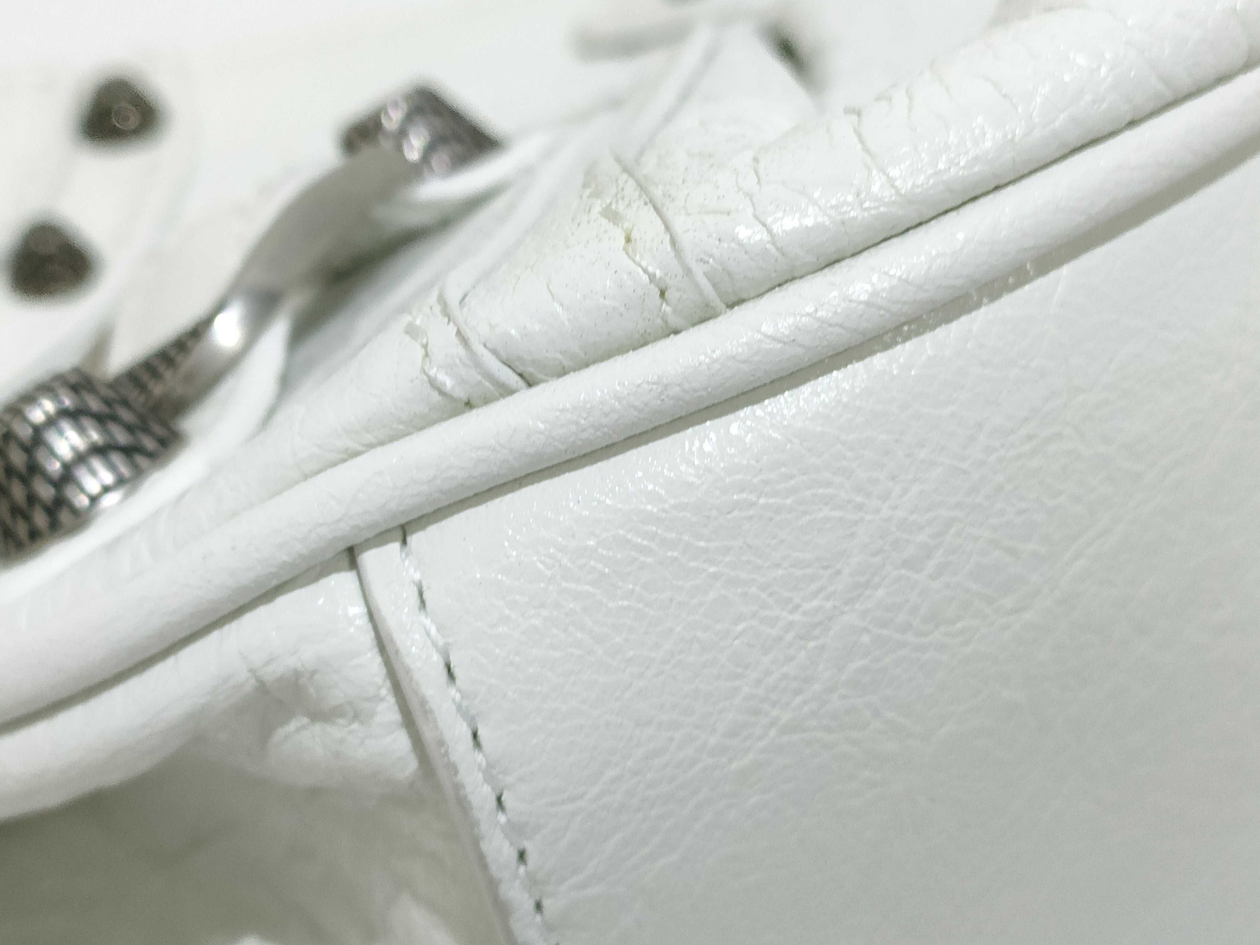 Lucagol Shoulder Bag Leather White Shoulder Bag — view 3