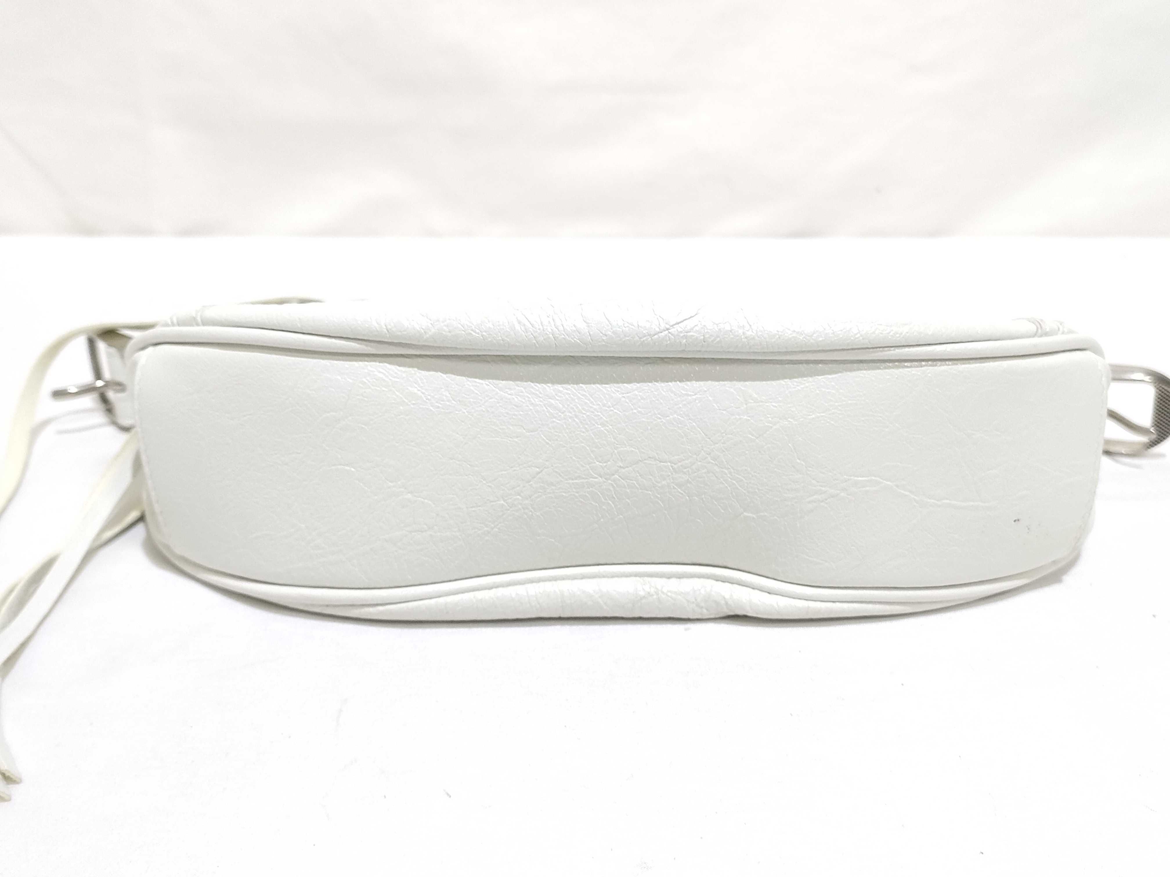 Lucagol Shoulder Bag Leather White Shoulder Bag — view 4