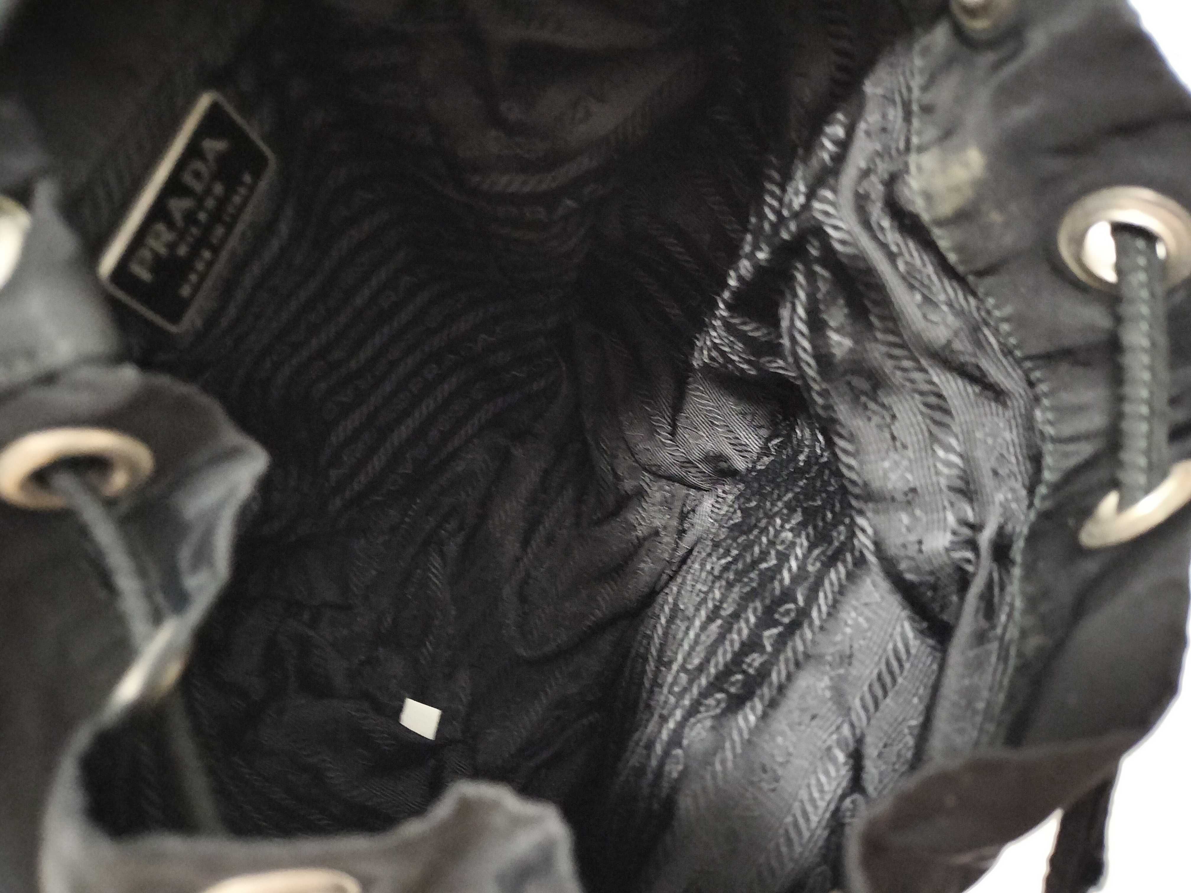 nylon prada triangle logo backpack testu rucksack — view 10