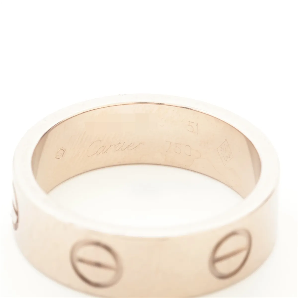Love Ring 750(WG) 6.9g 51 J45199 Damage — view 3