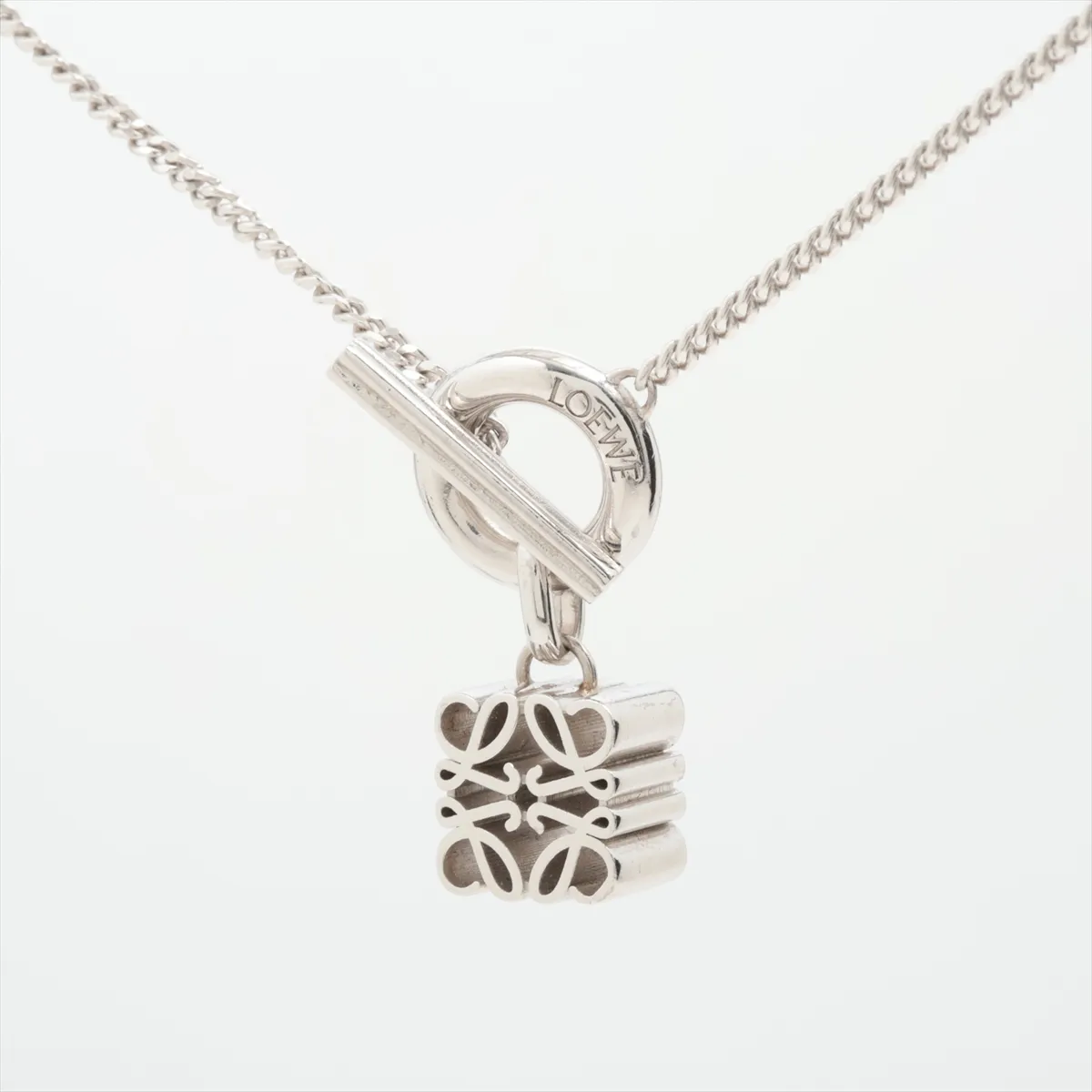 Anagram Necklace, 925 Sterling Silver, 16.1g, dents, — view 2