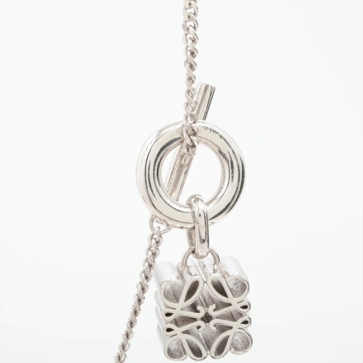 Anagram Necklace, 925 Sterling Silver, 16.1g, dents, — view 3