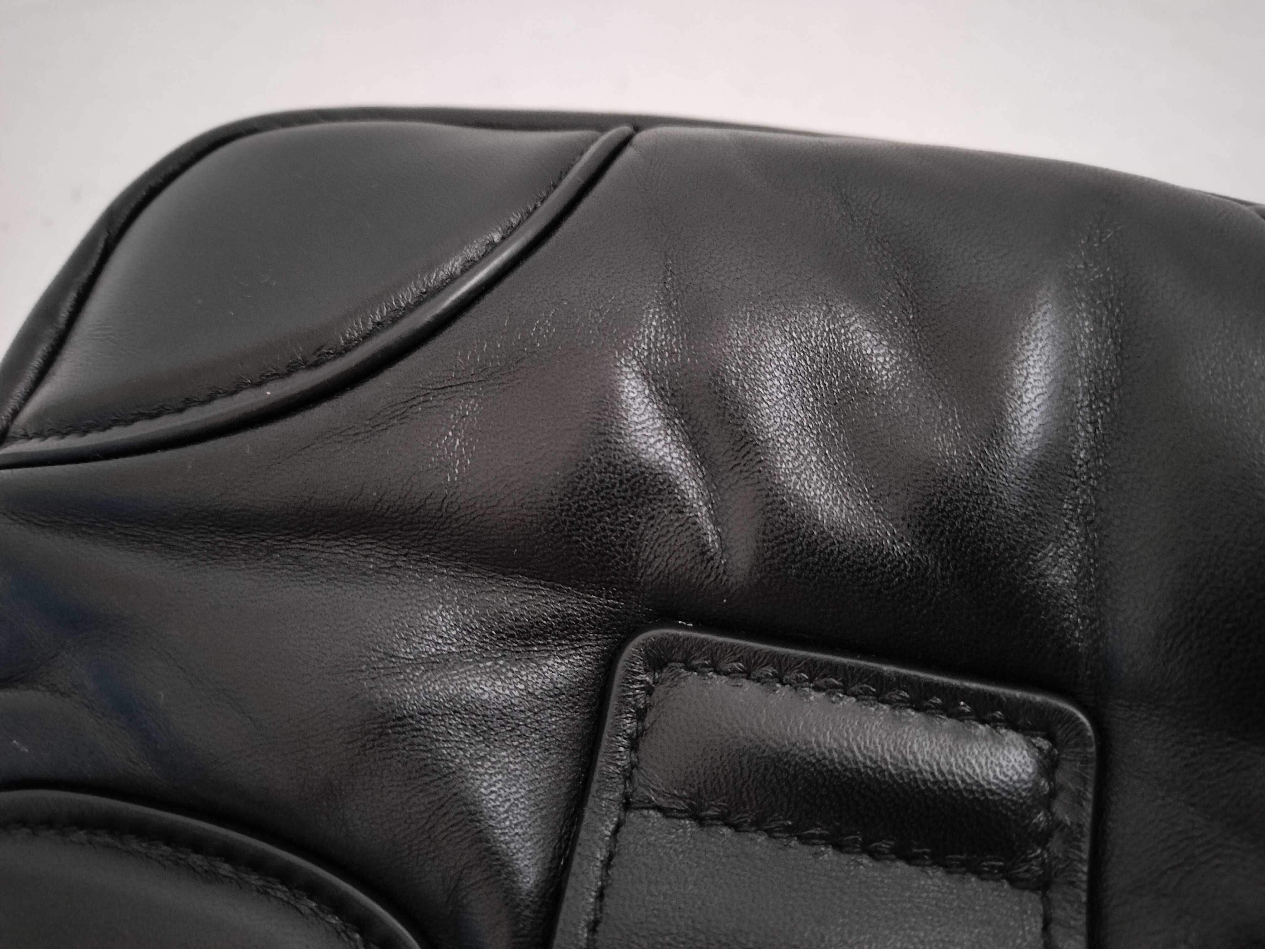 Moon Padded Nappa Leather Handbag, Black, 1BA381 (Handbag) — view 15