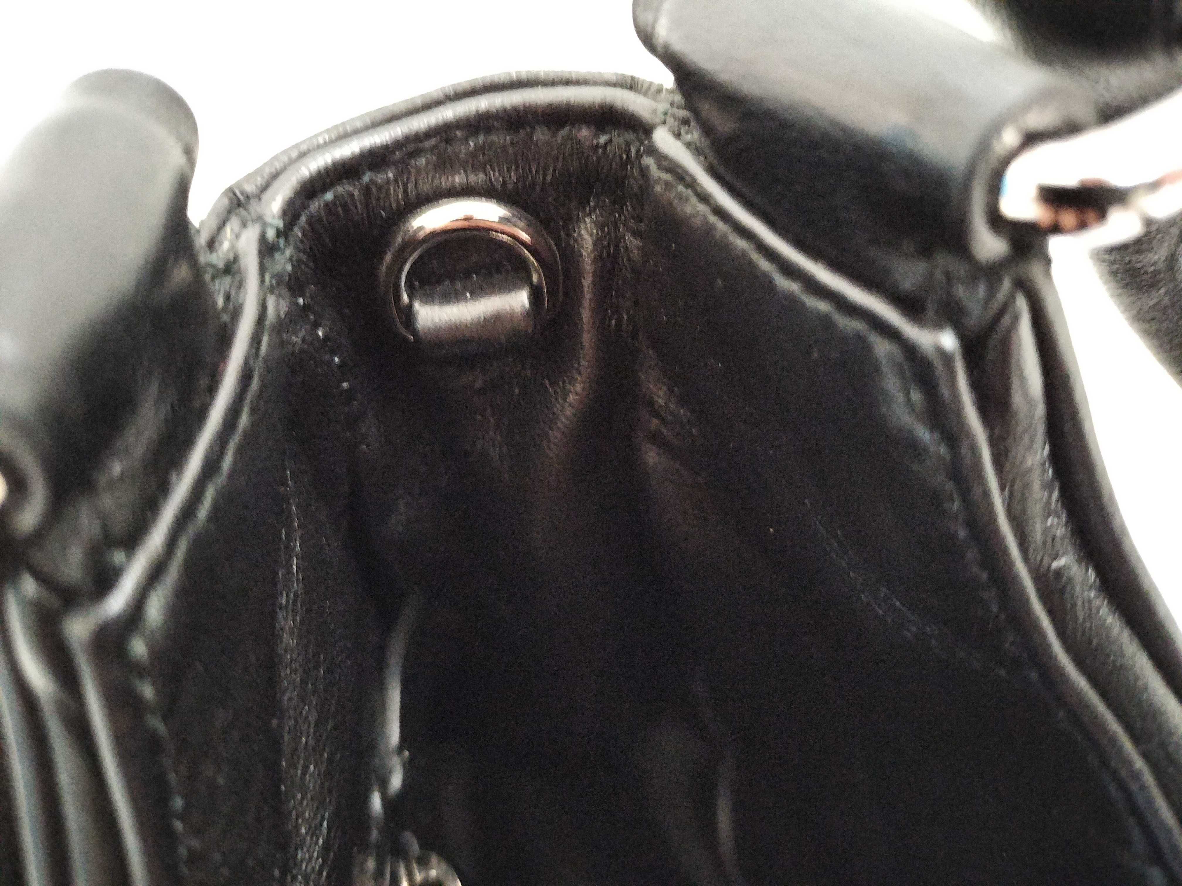 Moon Padded Nappa Leather Handbag, Black, 1BA381 (Handbag) — view 8