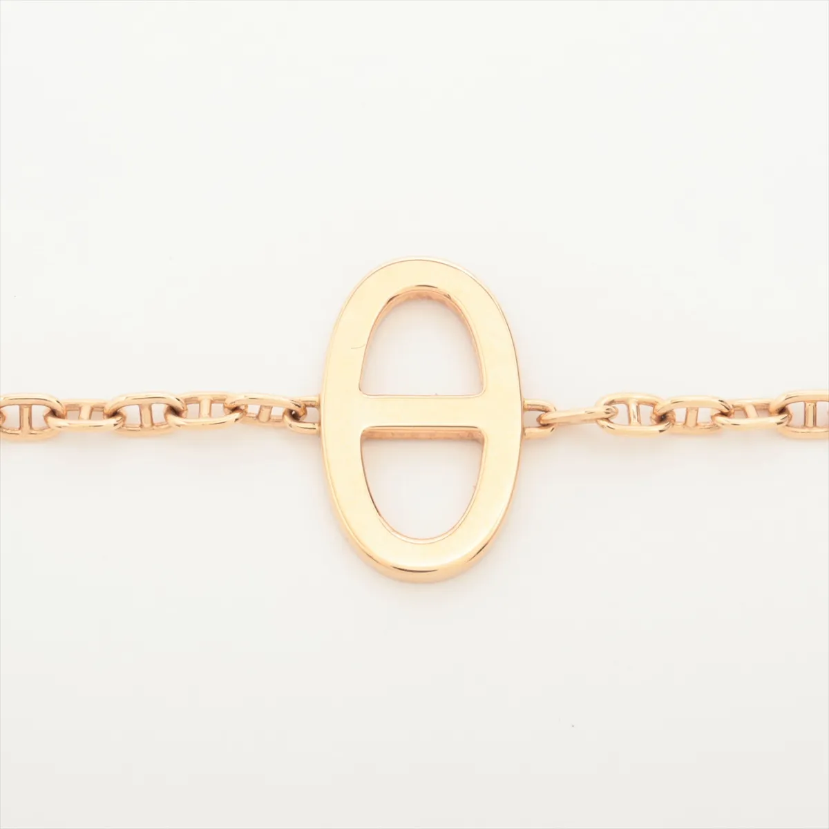 Chaine d'Ancre Contour Diamond Bracelet 750 (PG) 5.3g SH 23V681414 (Stones have — view 3