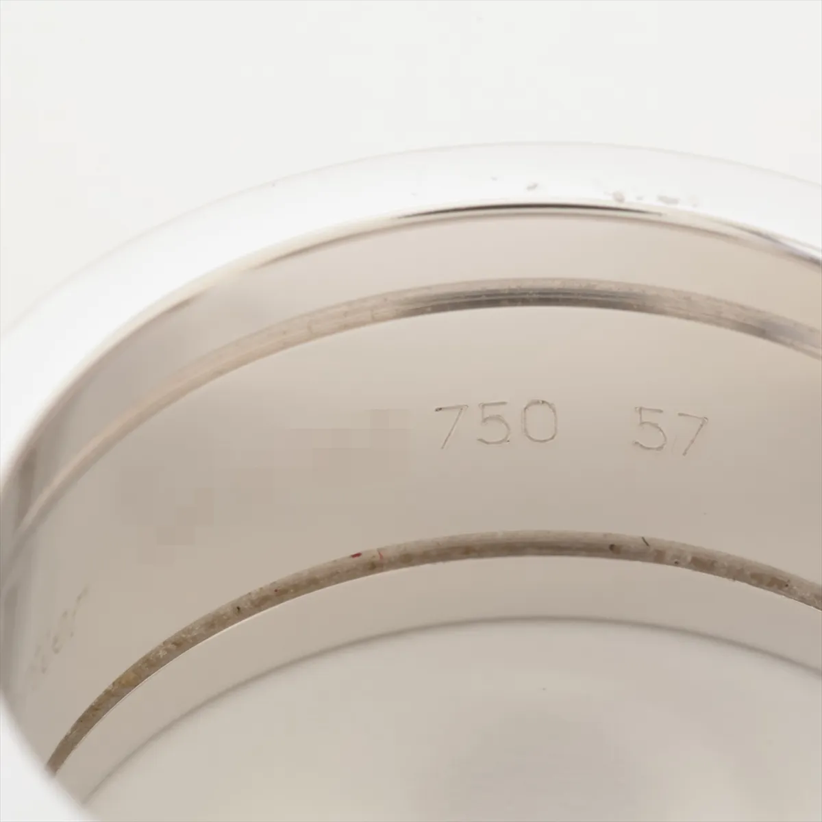 C2 Wide Ring, 750 (WG), 14.5g, Size 57, AS5762 — view 4