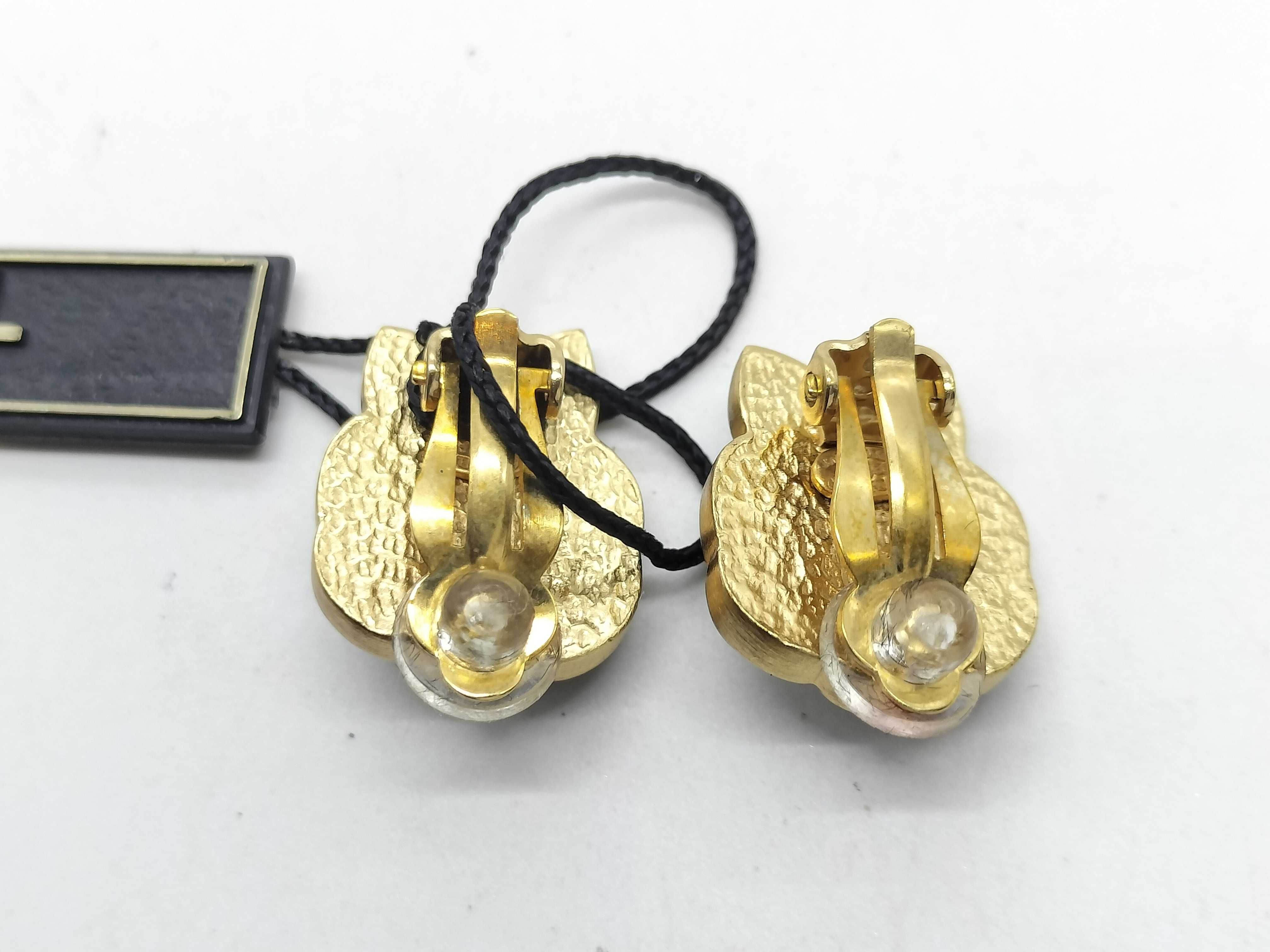 Camellia 02A Coco Mark Camellia Earrings — view 3